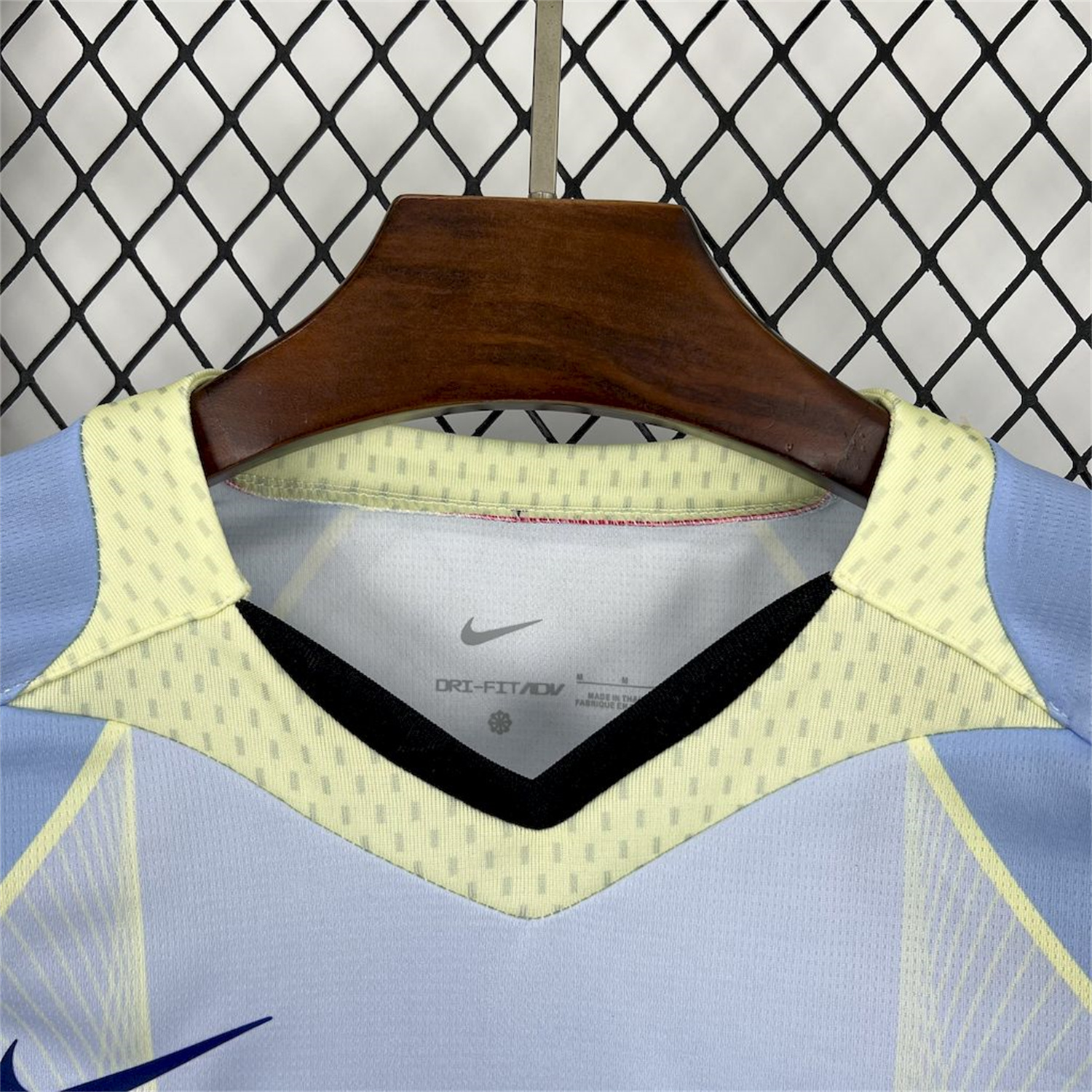AlphaJersey-Barcelona 25-26 T90 Yellow Lines Light Blue Special Jersey - Fans Version