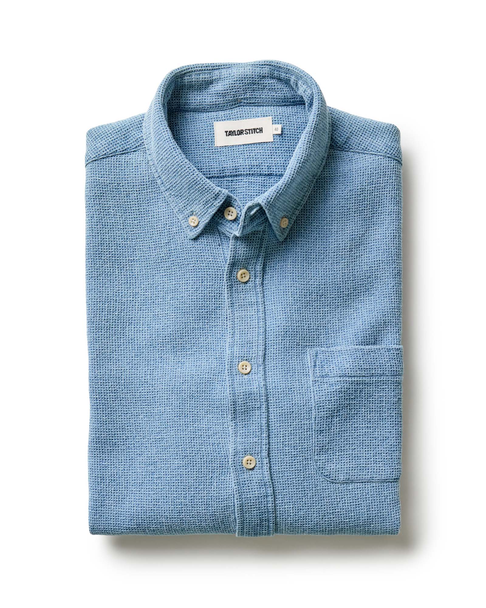 The Jack in Washed Indigo Waffle | Modern Menswear by yycbvcnbmmnbm