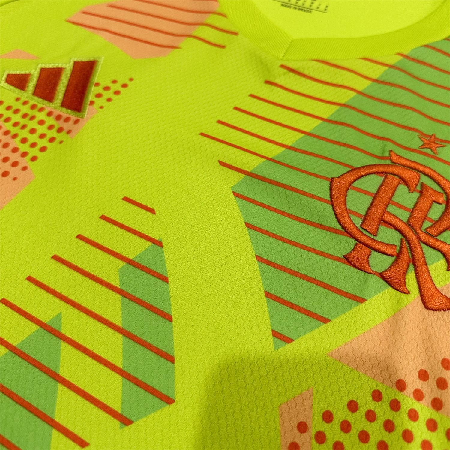 AlphaJersey-Flamengo 25-26 Yellow Green Goalkeeper Jersey - Fans Version