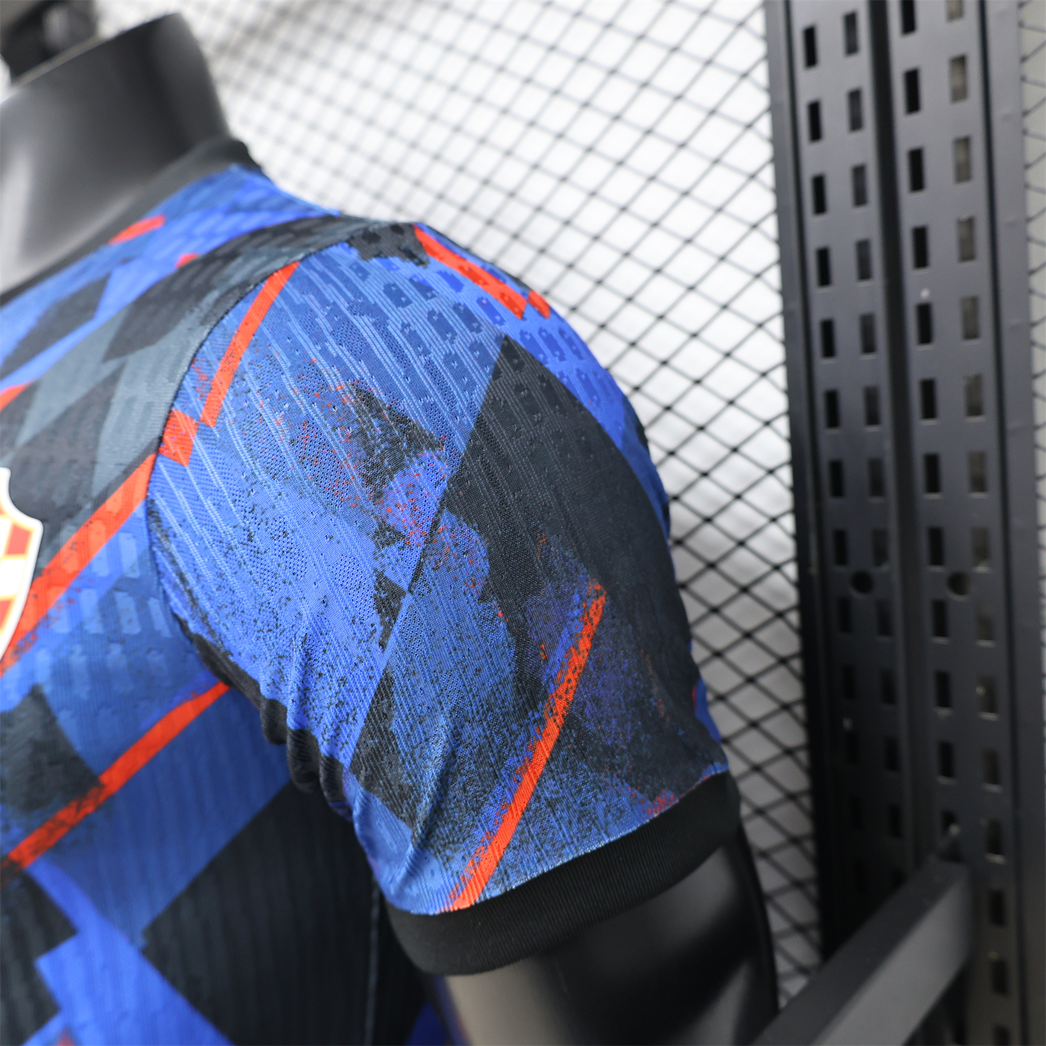 AlphaJersey-Croatia 2026 Blue And Black Special Jersey - Player Version