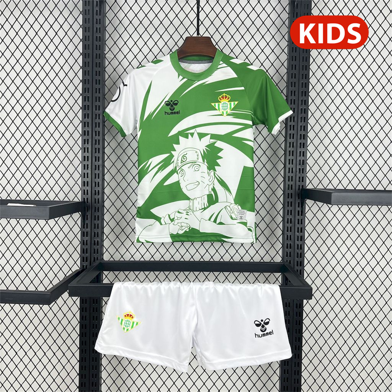 AlphaJersey-Real Betis 25-26 NARUTO Special Edition Kids Kit
