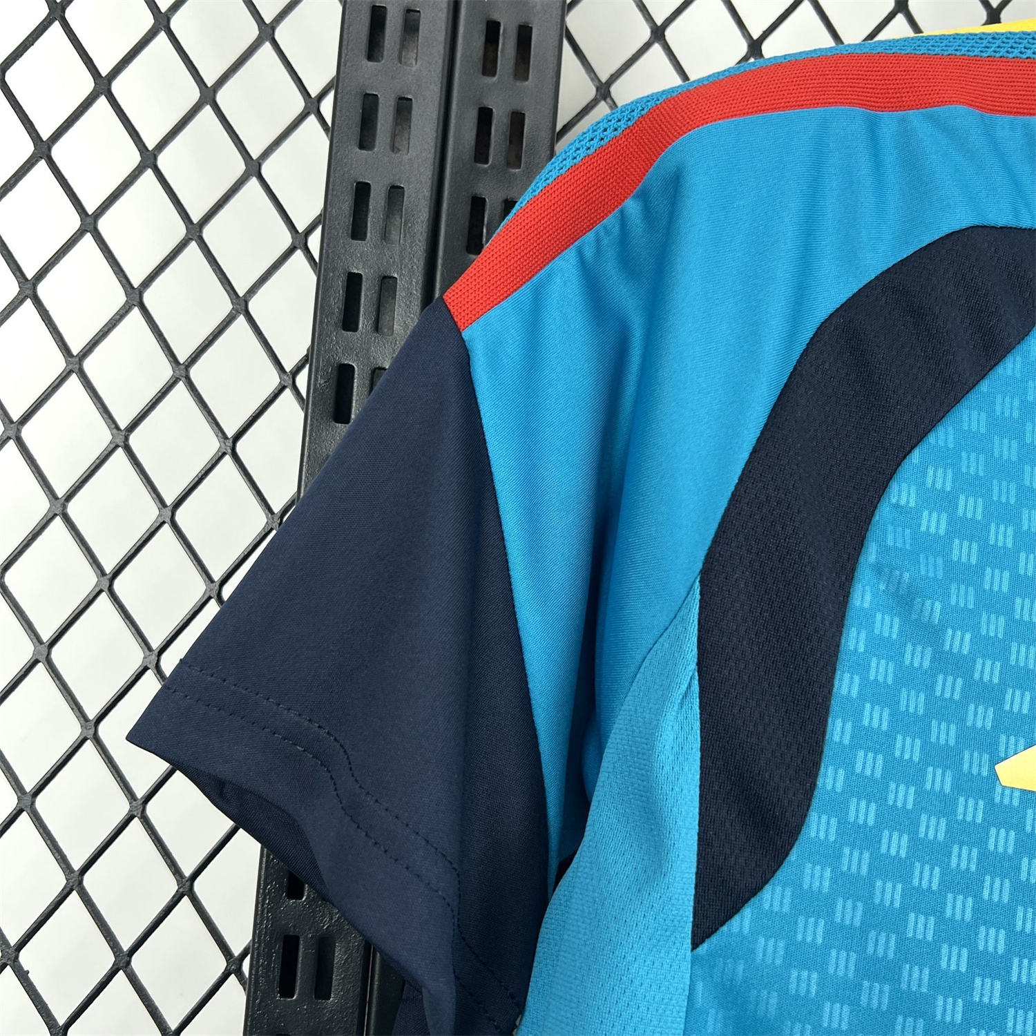 AlphaJersey-Spain 2026 Lake Blue Pre-Match Training Jersey - Fans Version
