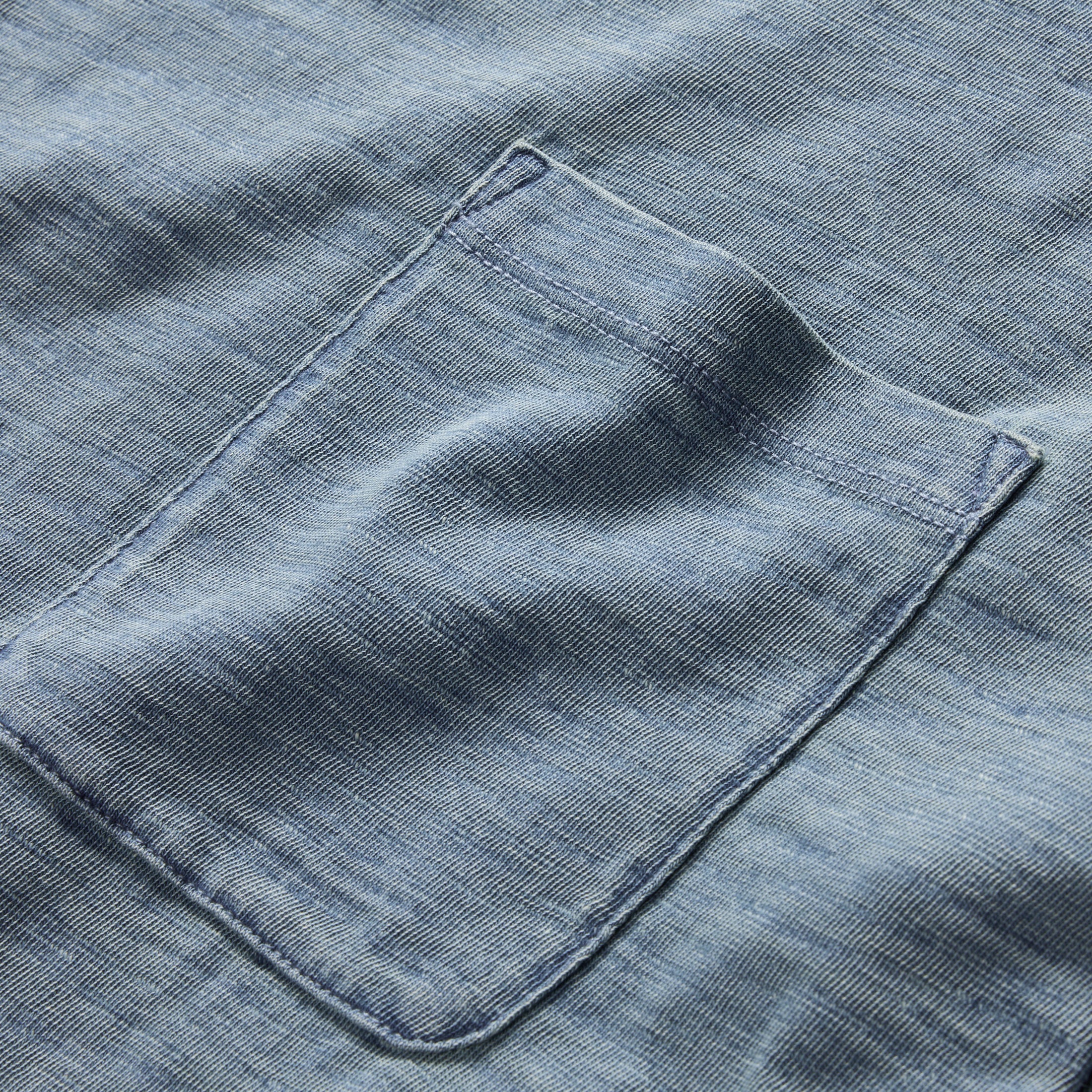 The Slub Tee in Washed Indigo | Modern Menswear by yycbvcnbmmnbm