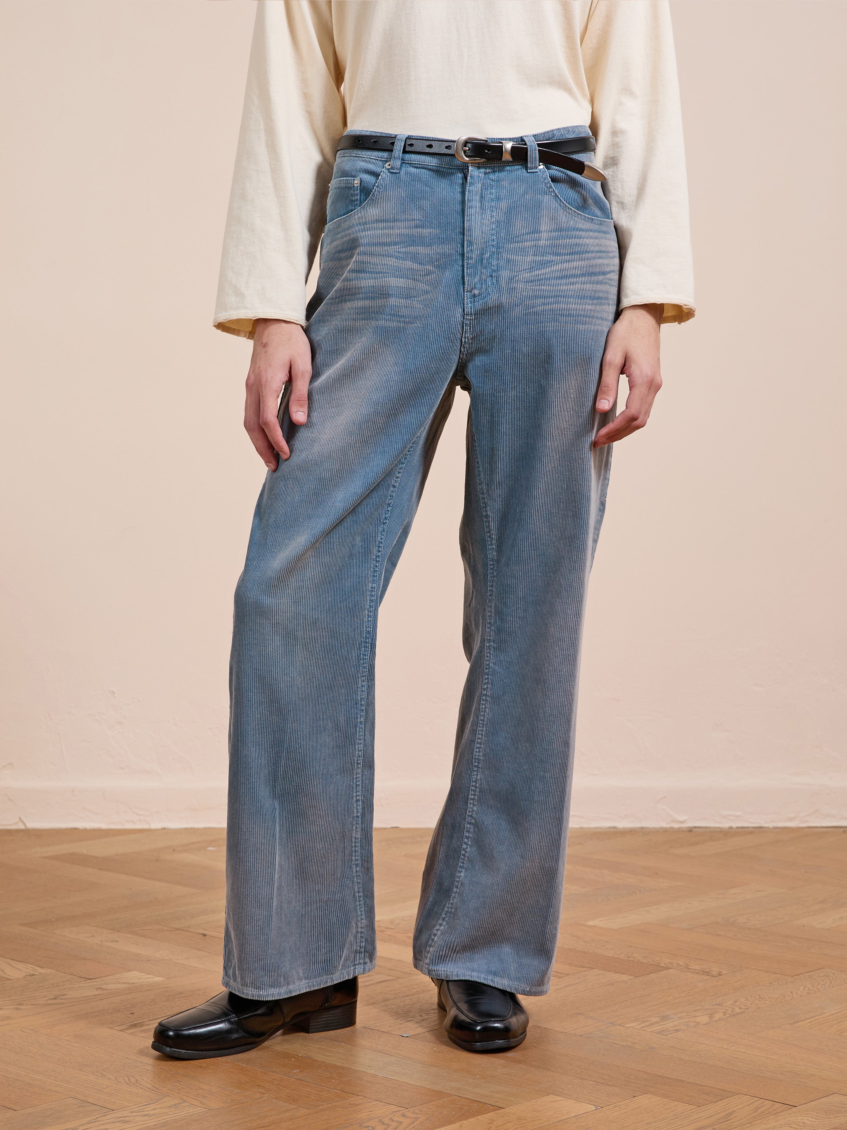 Corduroy Flare Work Pants | Modern Menswear by yycbvcnbmmnbm