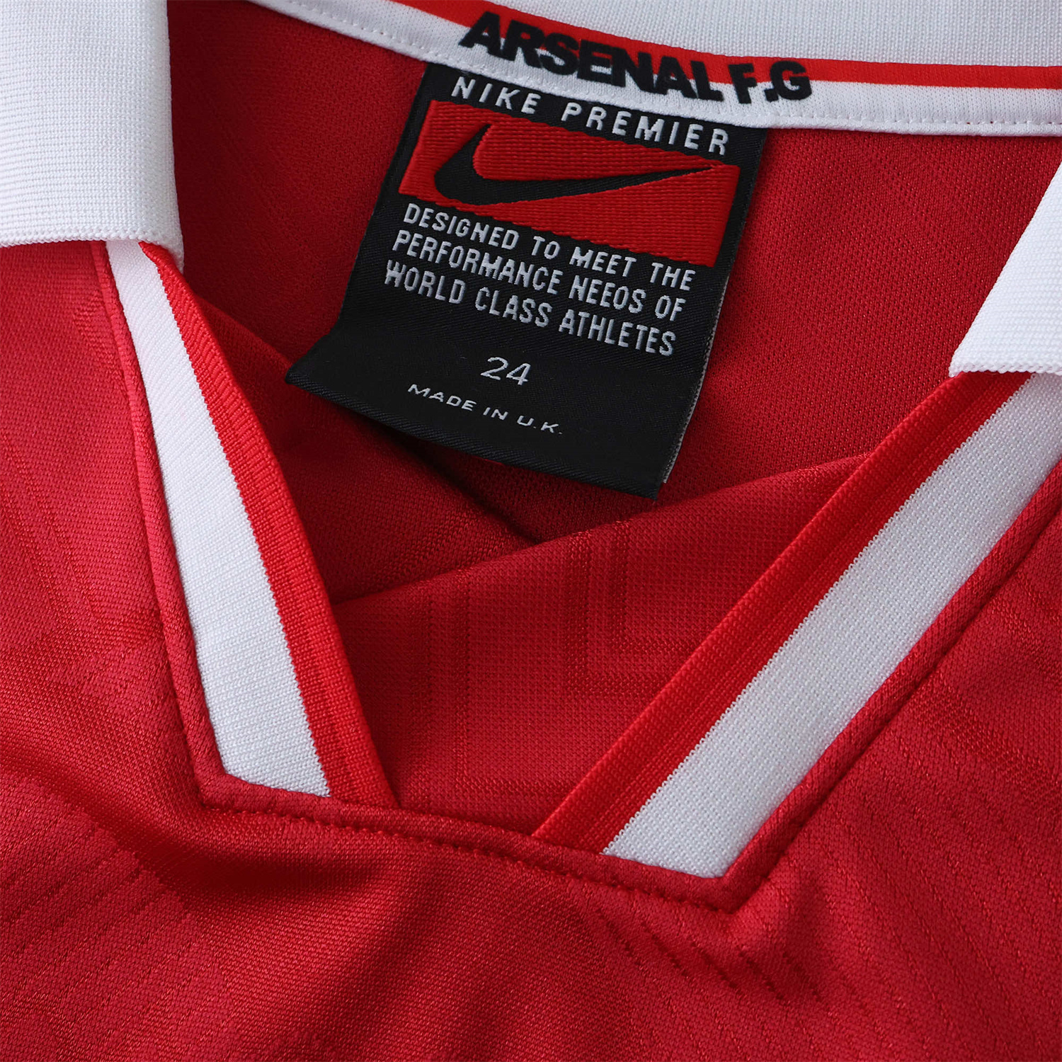 AlphaJersey-Retro Arsenal 1996-97 Home Kids Kit