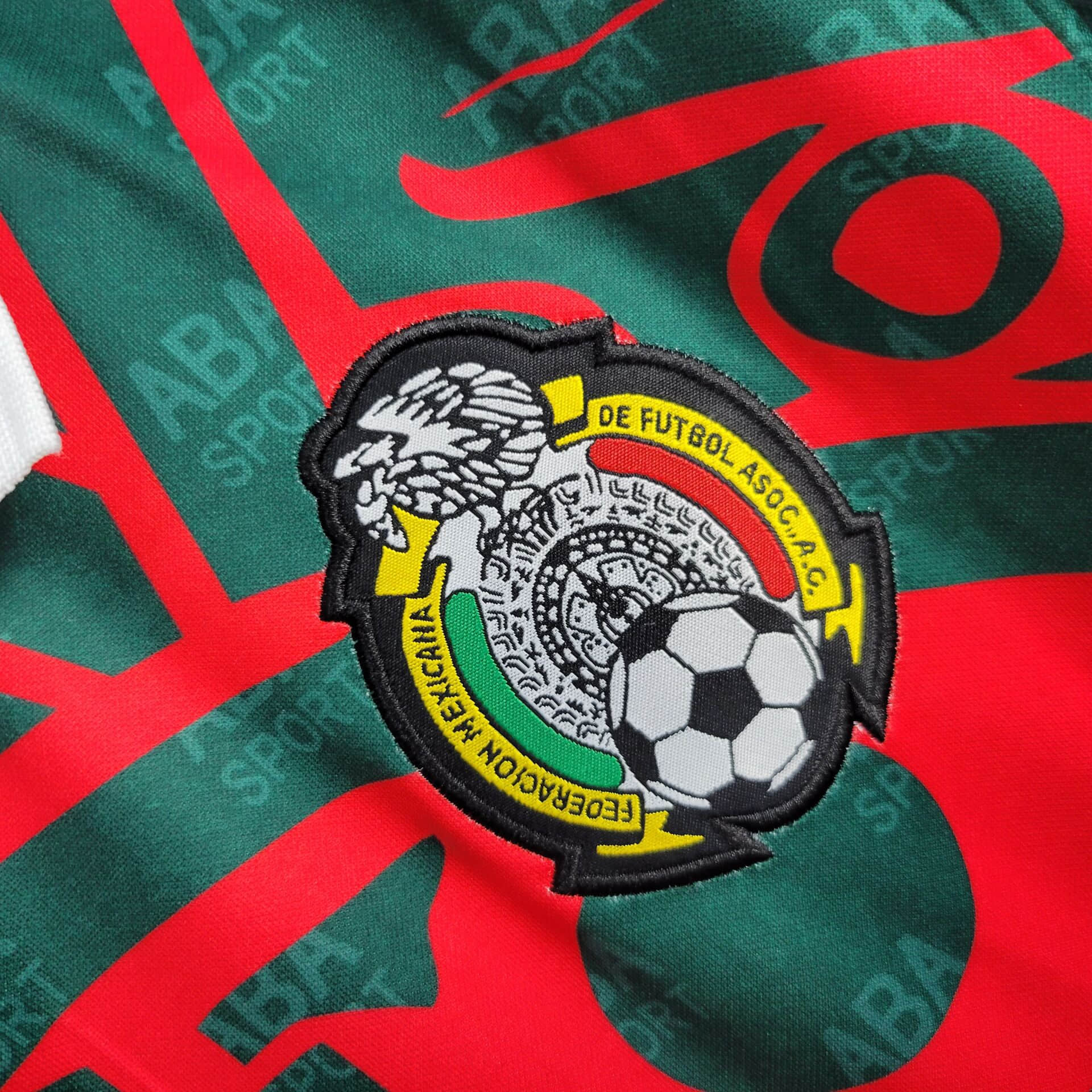 AlphaJersey-Retro Mexico 1997 Third Red Jersey