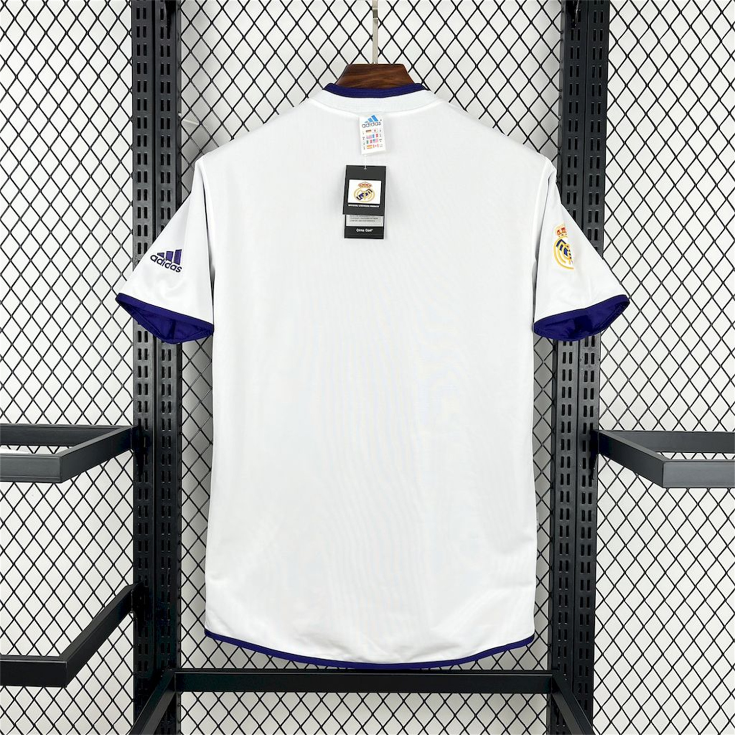 AlphaJersey-Retro Real Madrid 2002-03 Reversible Double-sided Centenary Third Unsponsored Jersey