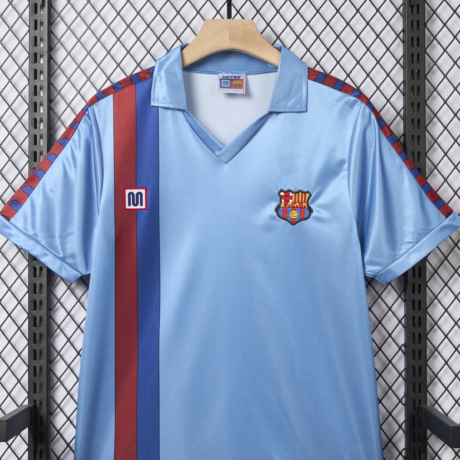 AlphaJersey-Retro Barcelona 1982-84 Away Blue Jersey