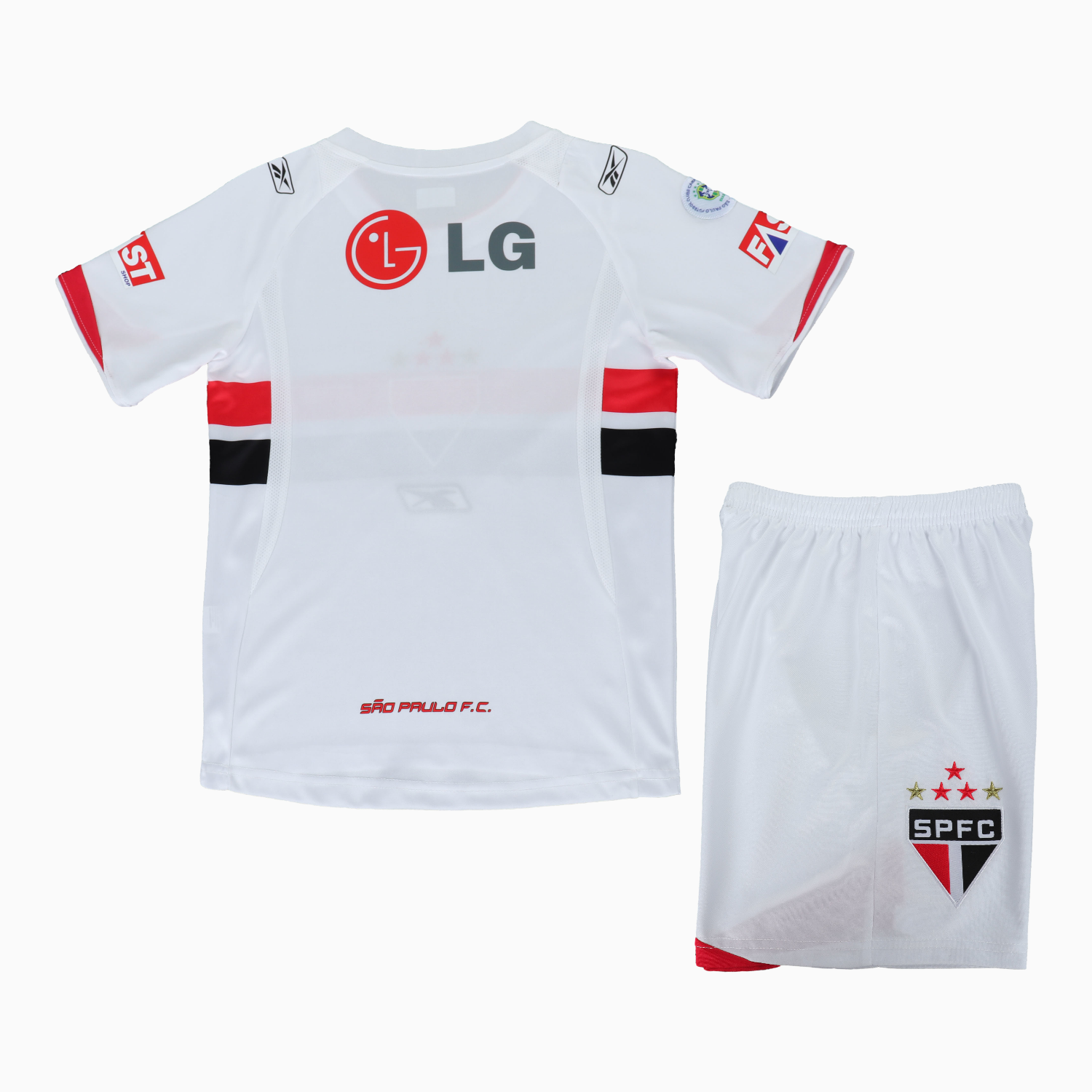 AlphaJersey-Retro Sao Paulo 2007-08 Home Kids Kit