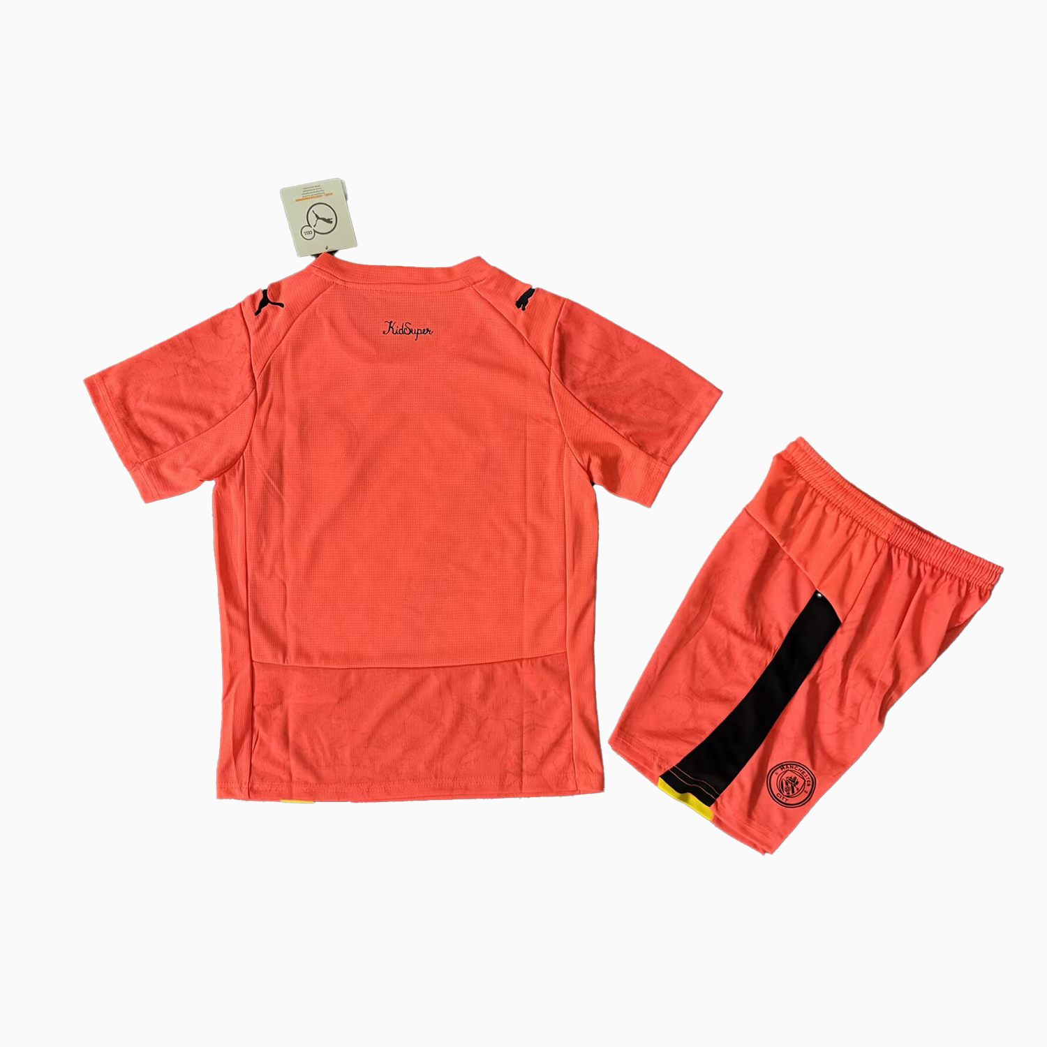 AlphaJersey-Manchester City 25-26 Third Orange Kids Kit