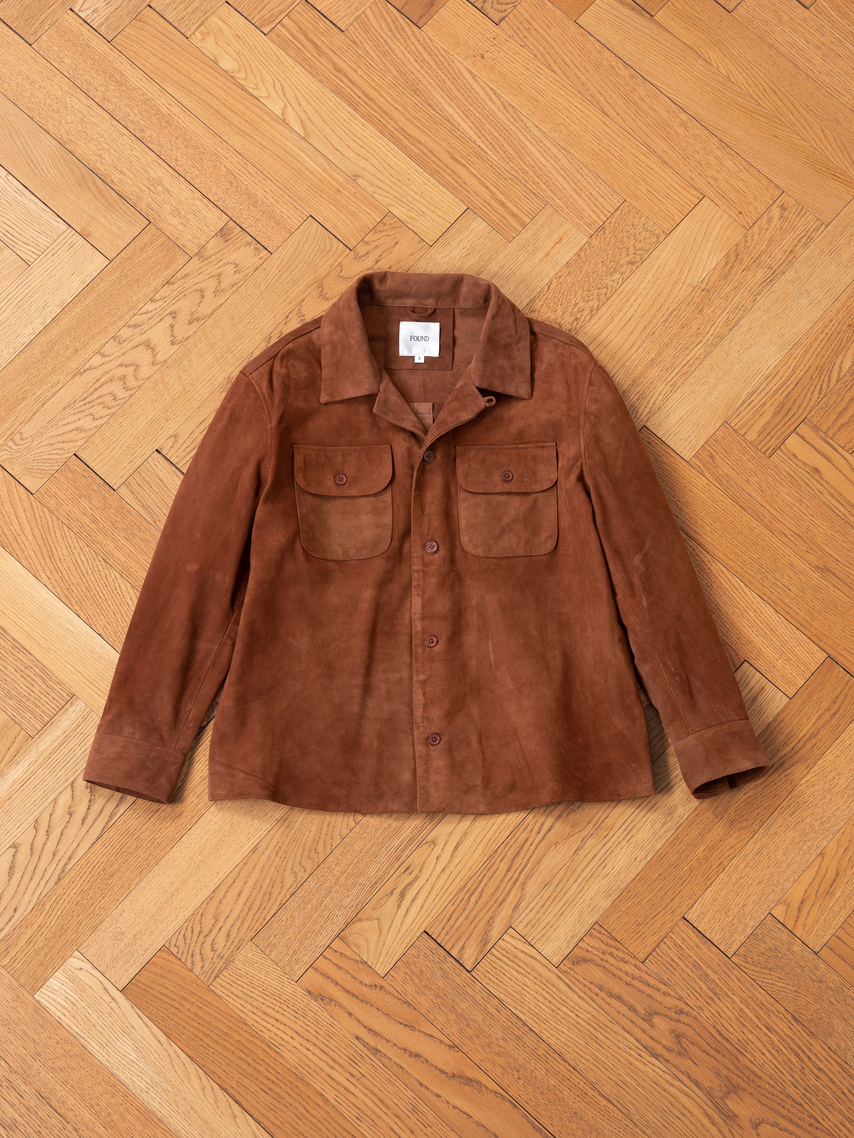 Suede Leather Camp Shirt | Modern Menswear by yycbvcnbmmnbm