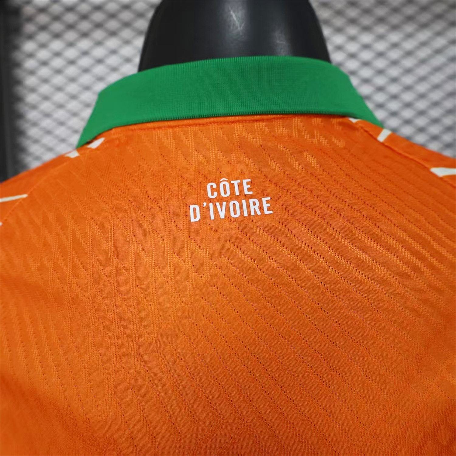 AlphaJersey-Ivory Coast 25-26 Elephant And Kid Orange Jersey - Player Version