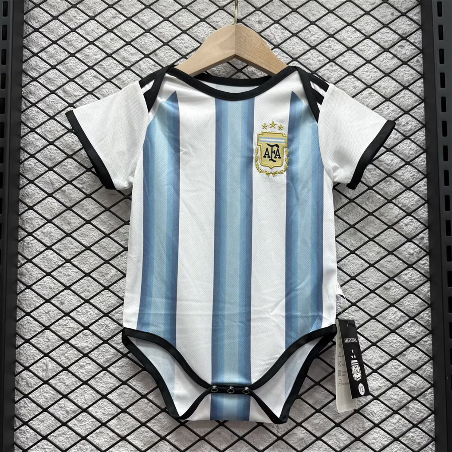 AlphaJersey-Argentina 2026 Home Baby Crawling Suit