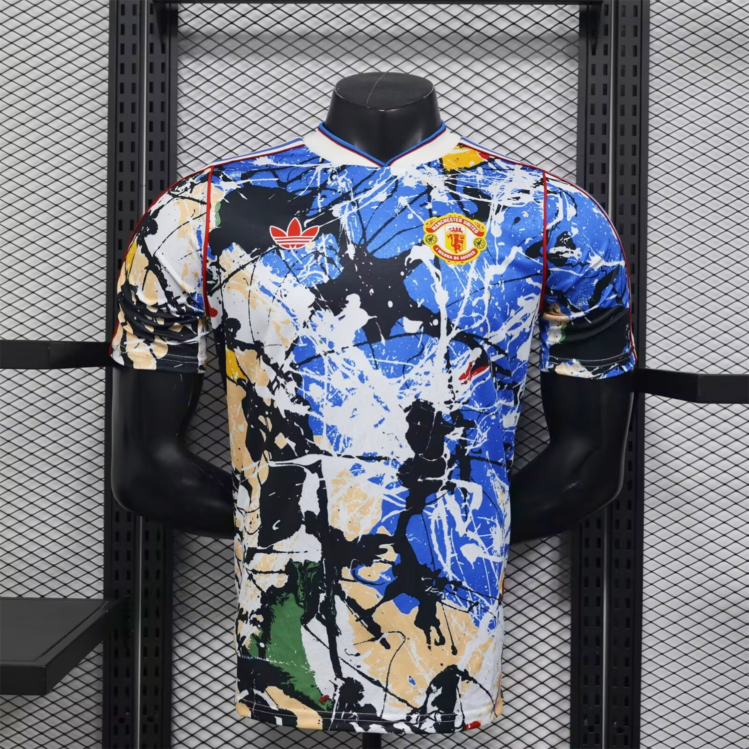 AlphaJersey-Manchester United 25-26 Stone Roses Special Jersey - Player Version