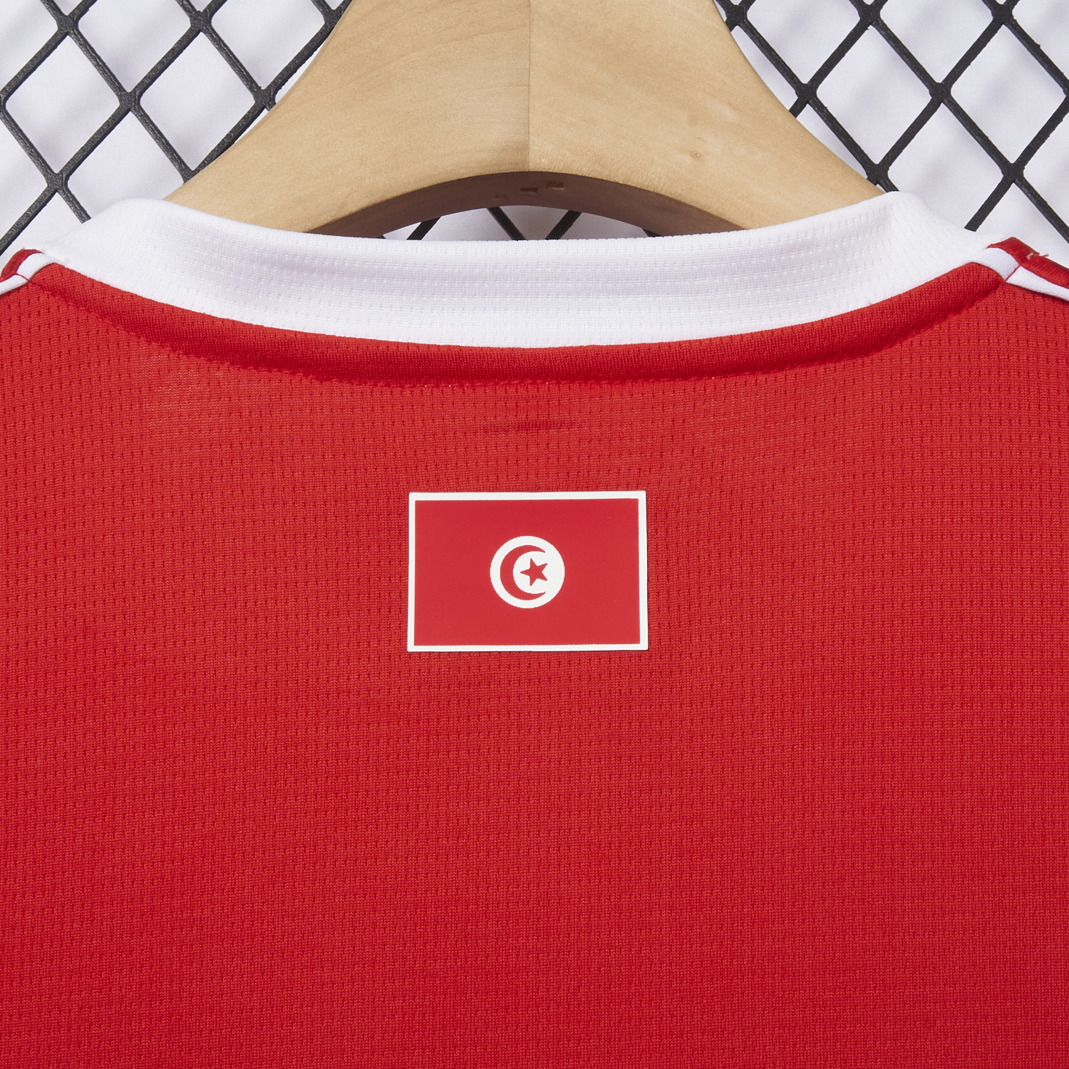 AlphaJersey-Tunisia 2026 Home Red Jersey - Fans Version