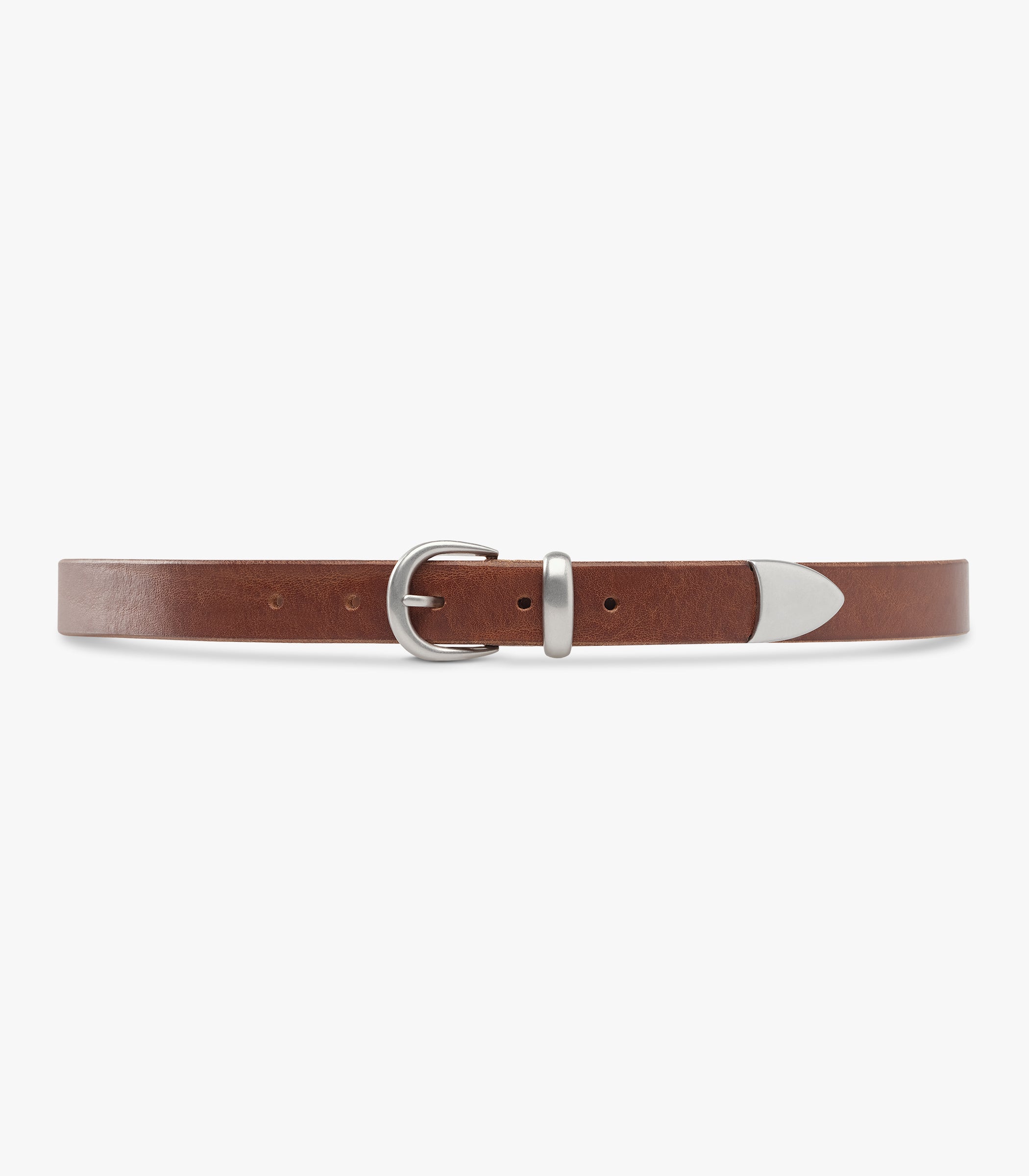 Western Bridle Leather Belt Slim | Modern Menswear by yycbvcnbmmnbm