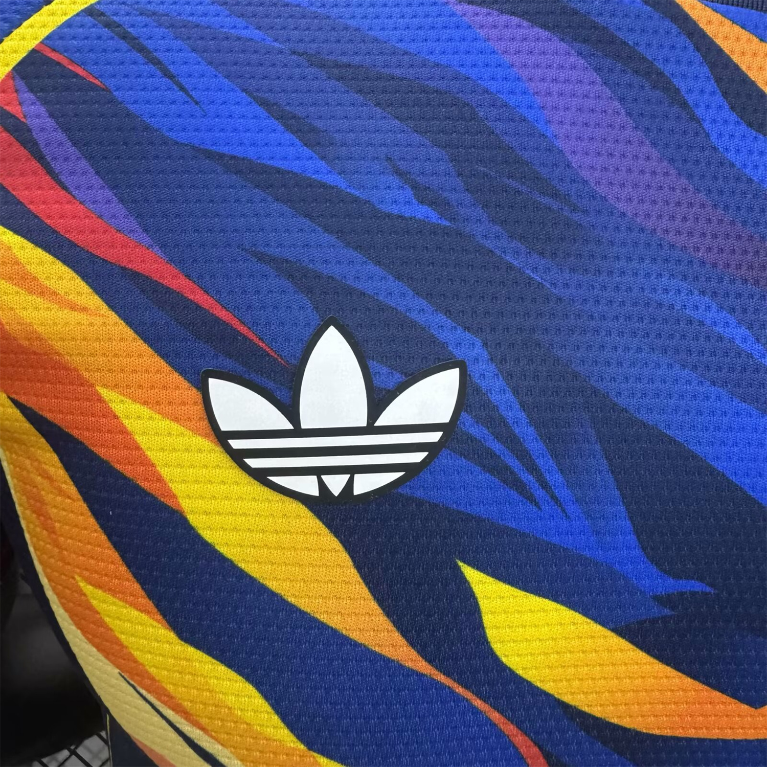 AlphaJersey-Club América 25-26 V-Shaped Camouflage Pattern Deep Blue Jersey - Player Version