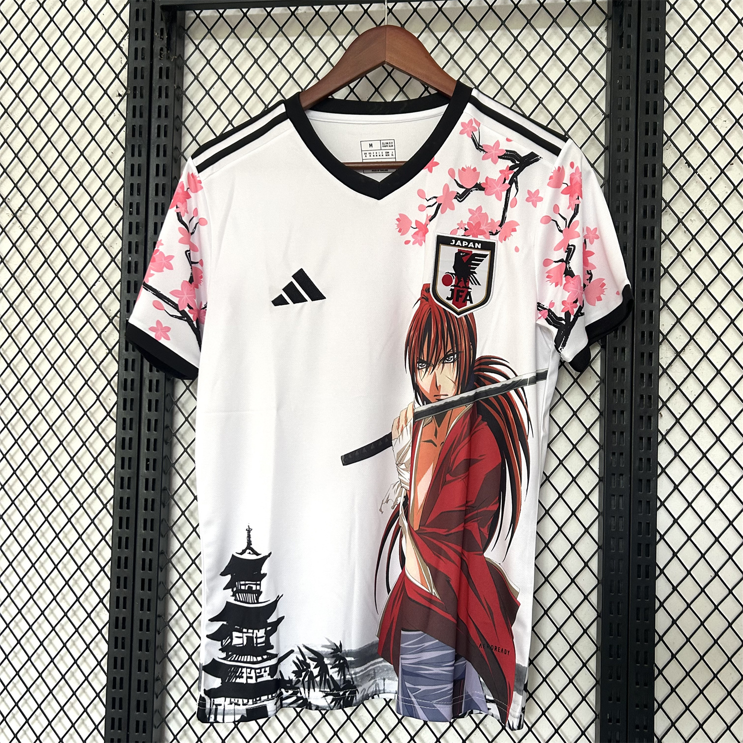 AlphaJersey-Japan 25-26 Rurouni Kenshin Himura Kenshin White Special Jersey - Fans Version