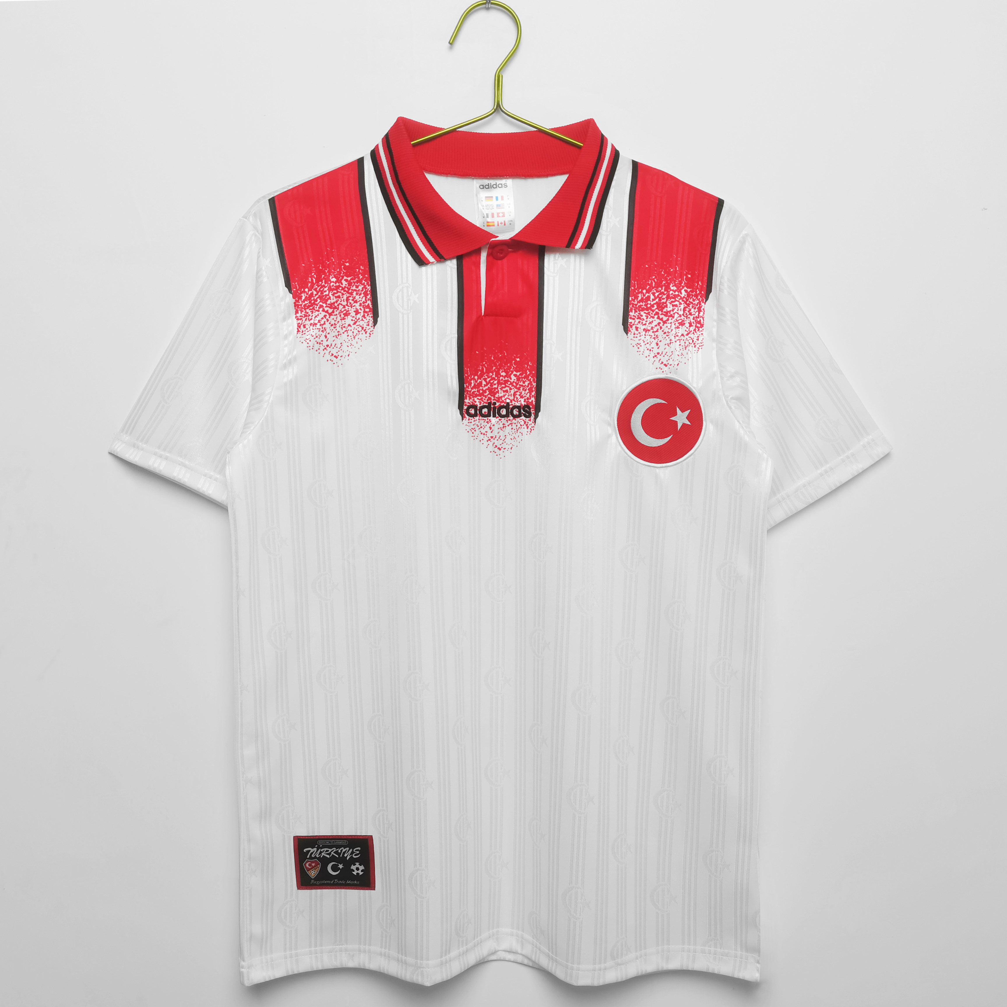 AlphaJersey-Retro Turkey 1996 Away Stadium Jersey