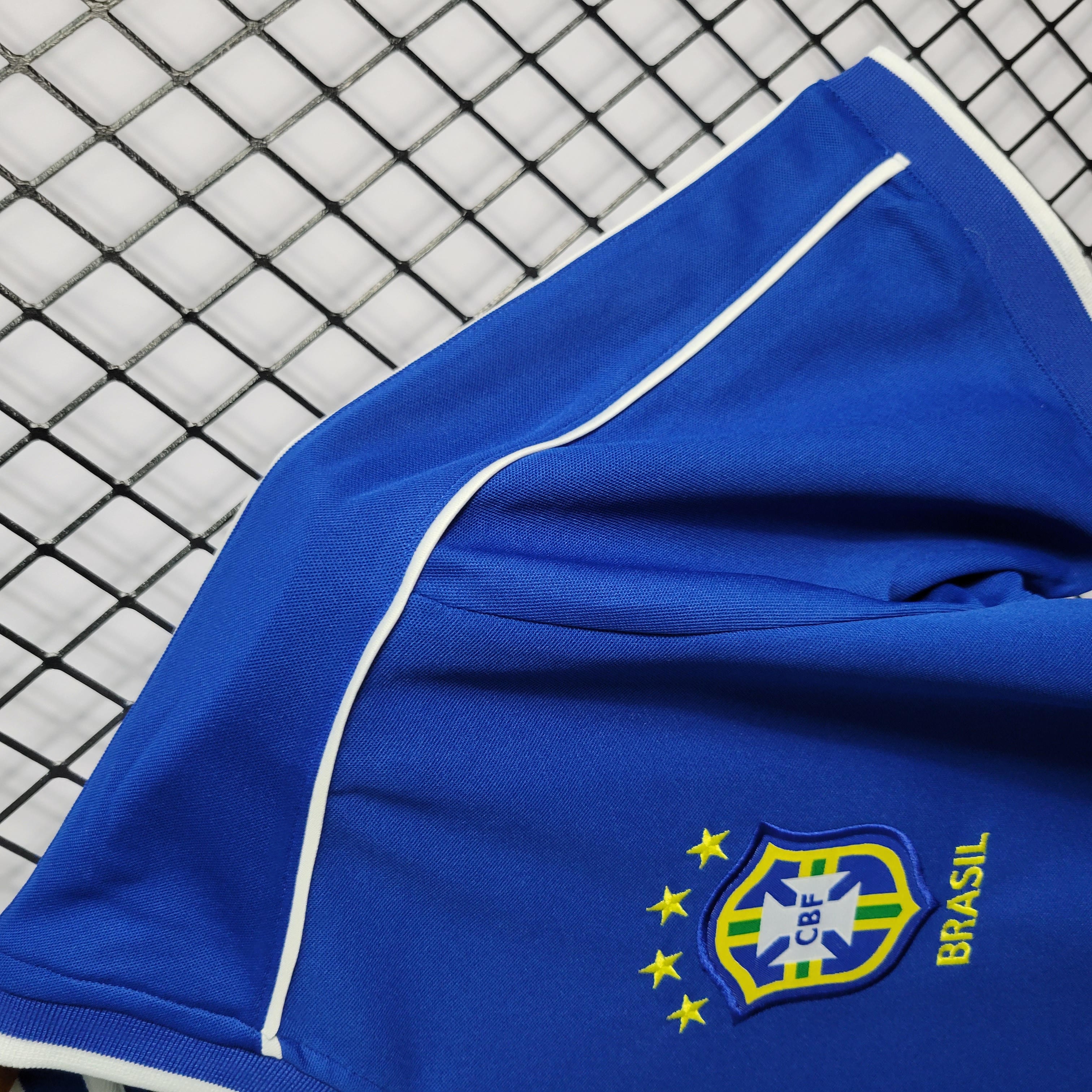 AlphaJersey-Retro Brazil 1998 Away Stadium Jersey
