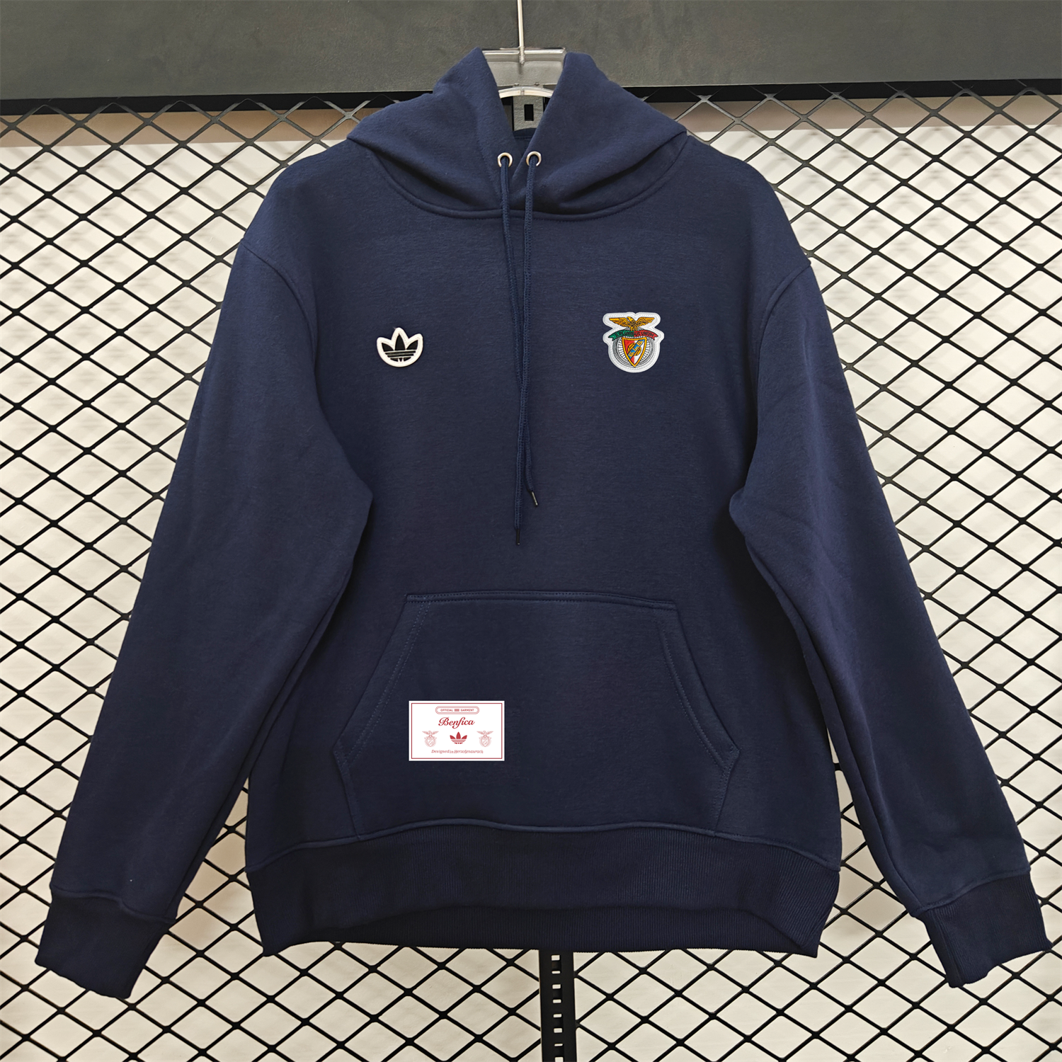 AlphaJersey-Benfica 25-26 Originals Terrace Icon Unisex Pullover Hoodie