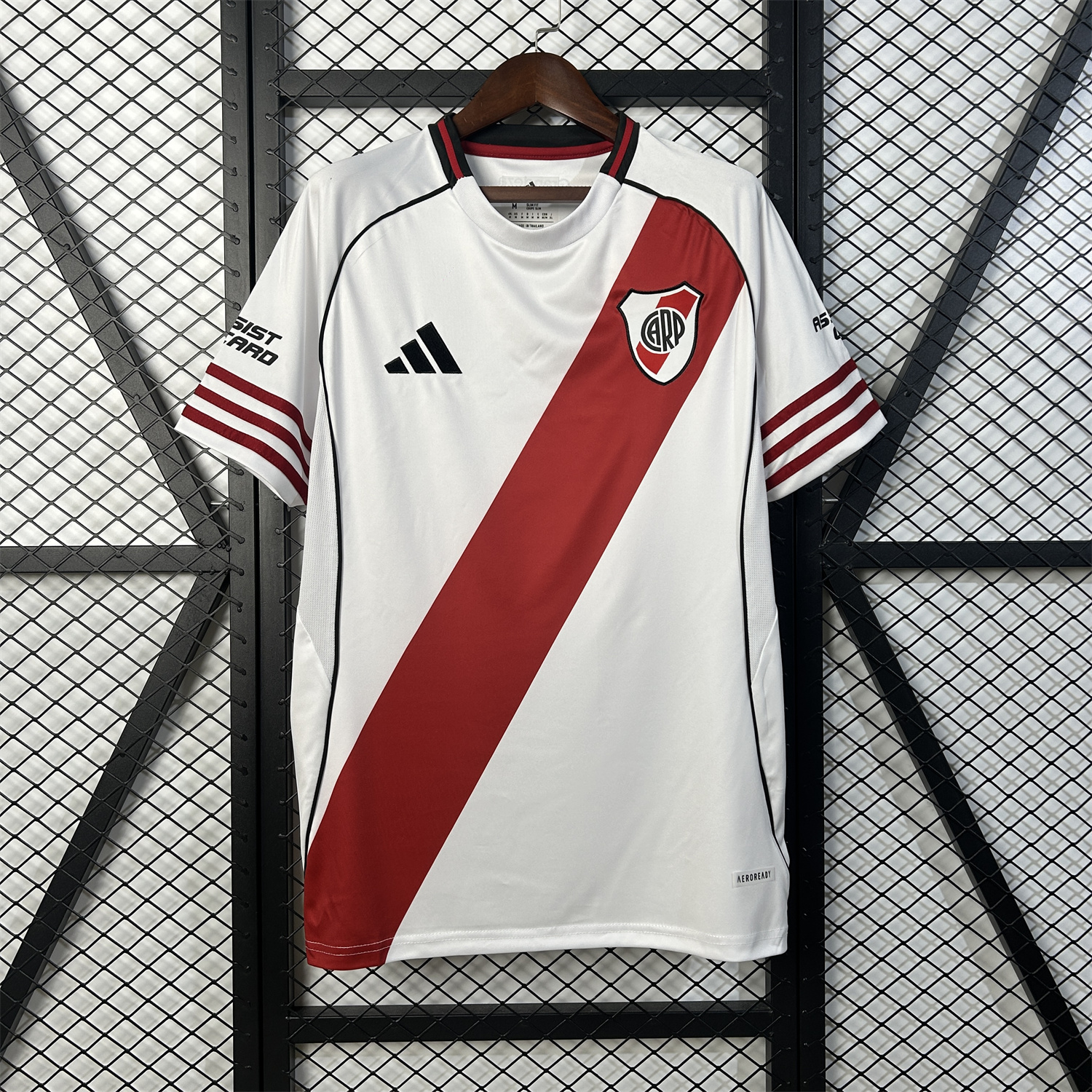 AlphaJersey-River Plate 25-26 Home Unsponsored Jersey - Fans Version