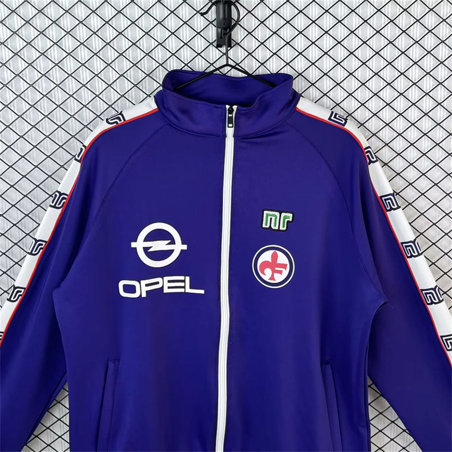 AlphaJersey-Retro Fiorentina 1985-86 Windbreaker Jacket - Blue