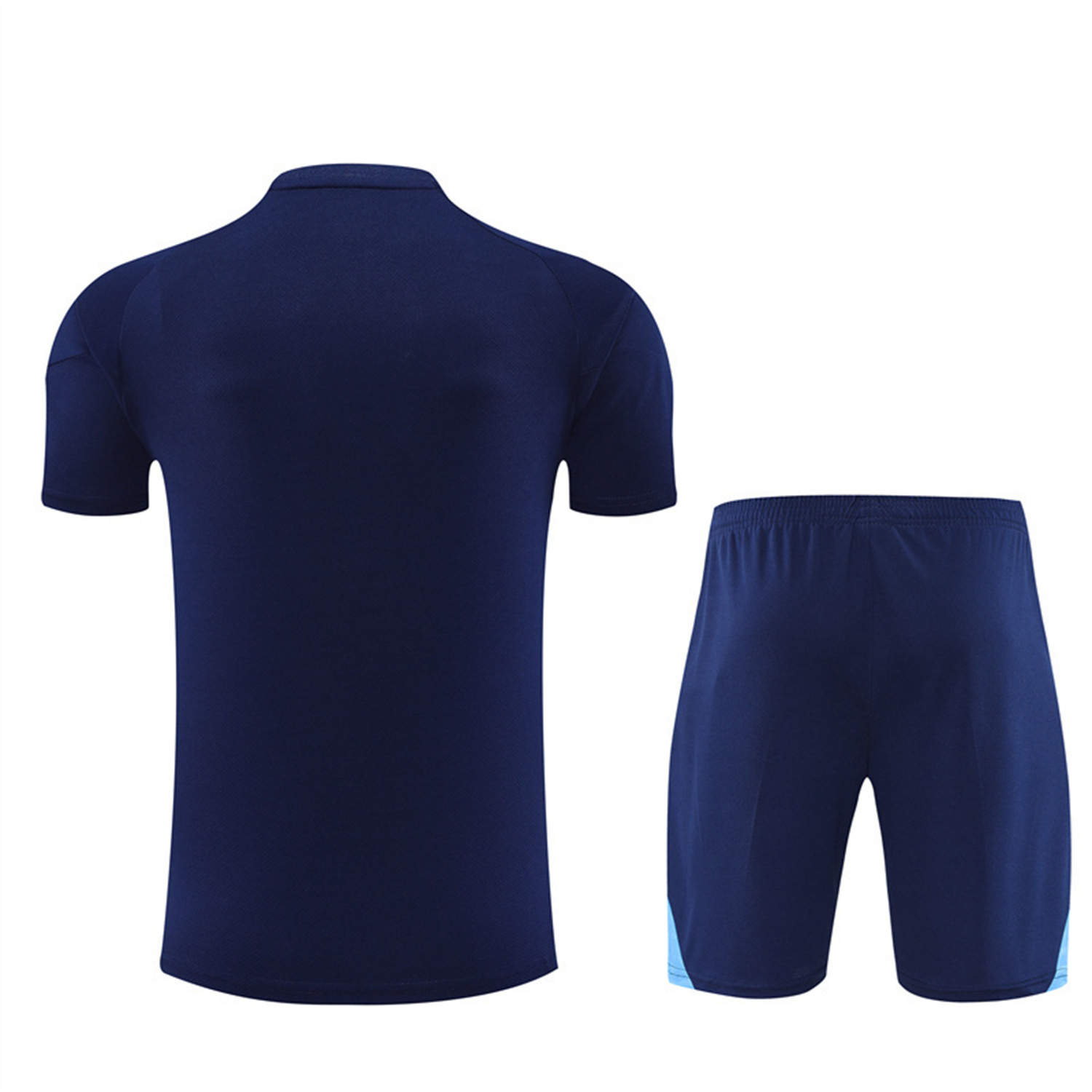 AlphaJersey-Real Madrid 25-26 Kids Short-Sleeve Training Set - Royal Blue Top & Royal Blue Shorts