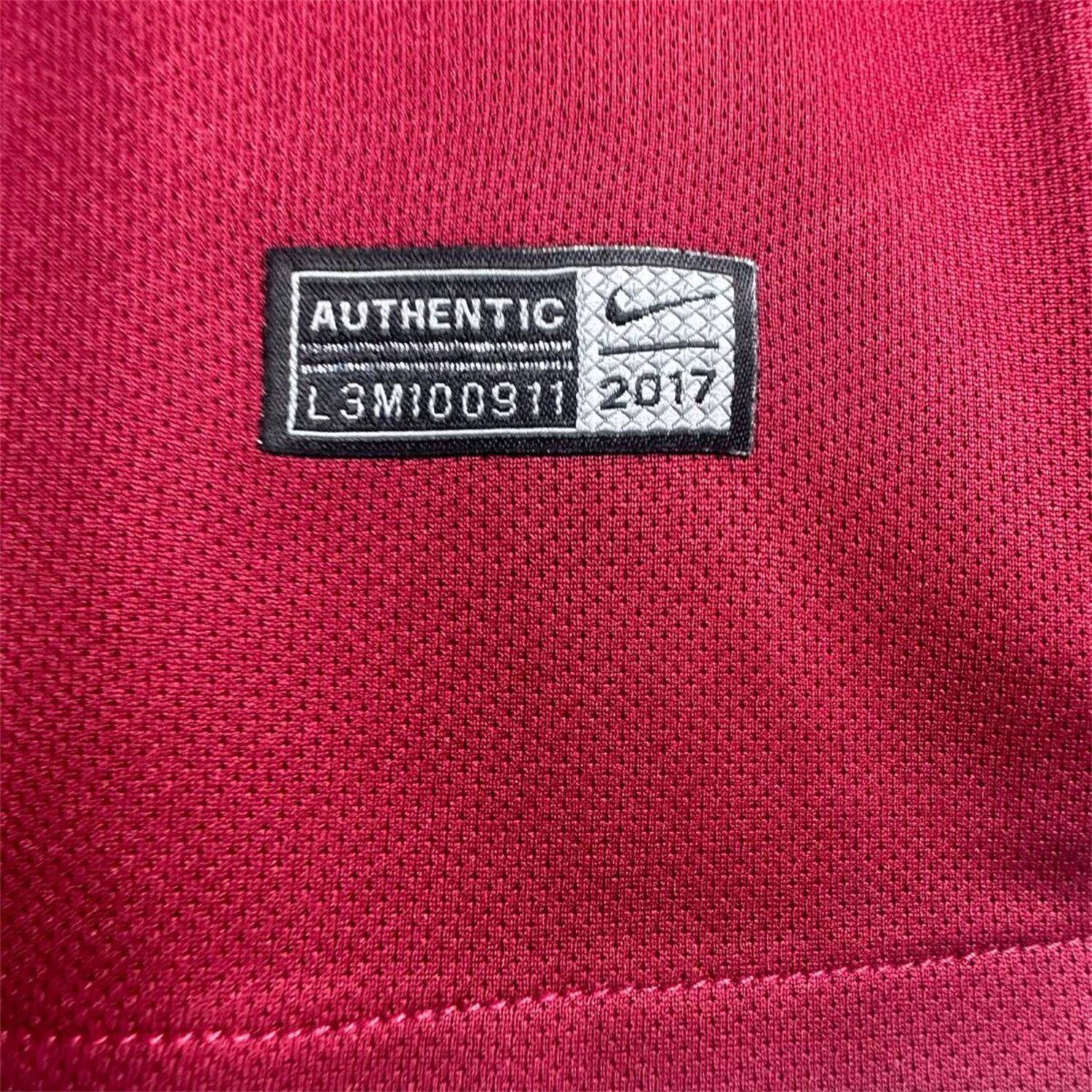 AlphaJersey-Retro Roma 2017-18 Home Long Sleeves Jersey