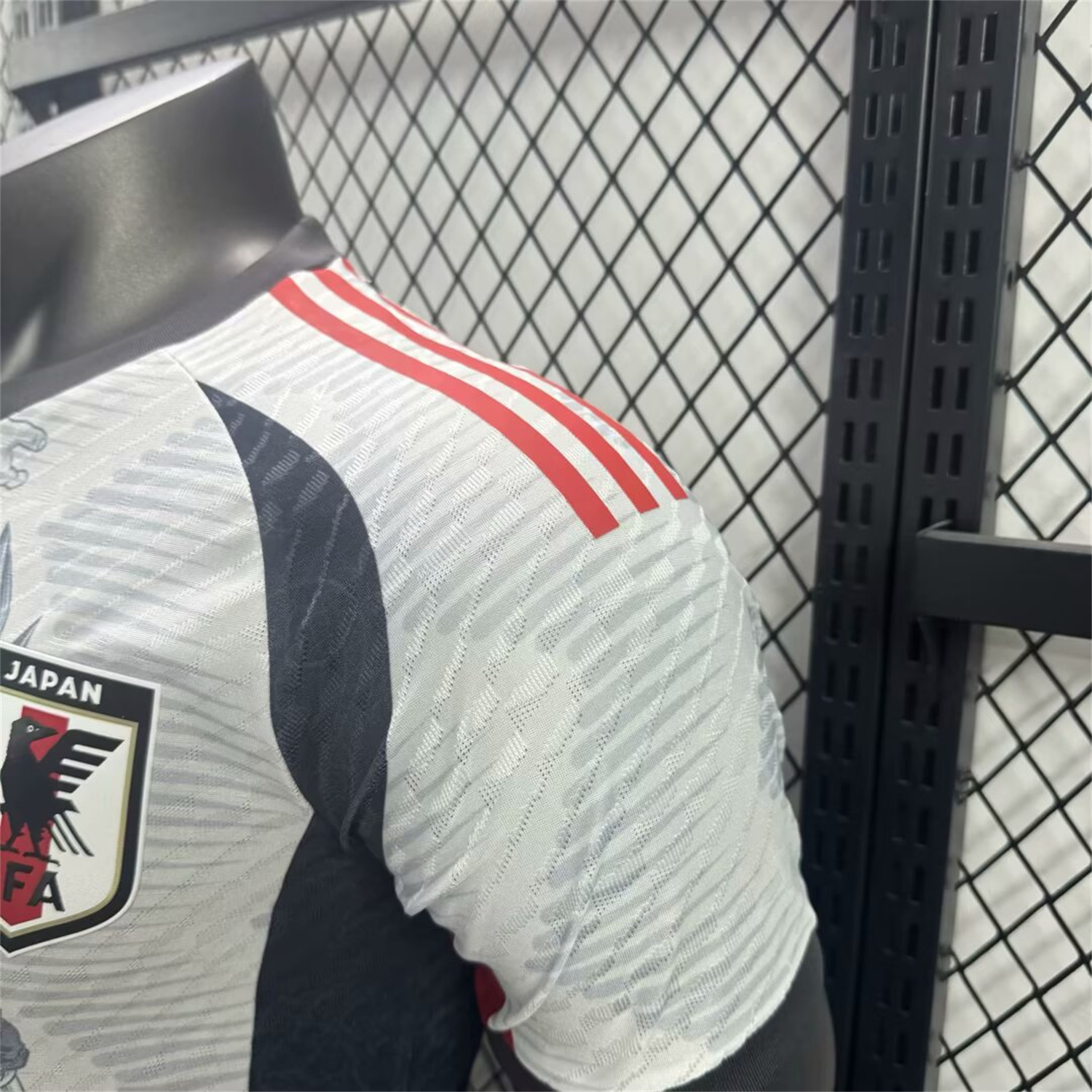 AlphaJersey-Japan 25-26 Dragon Ball Goku Sketch White & Red Special Jersey - Player Version