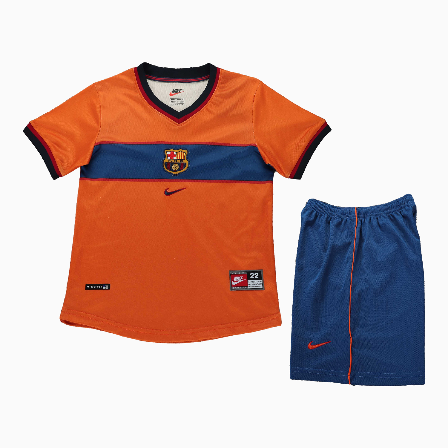 AlphaJersey-Retro Barcelona 1998-99 Third Kids Kit