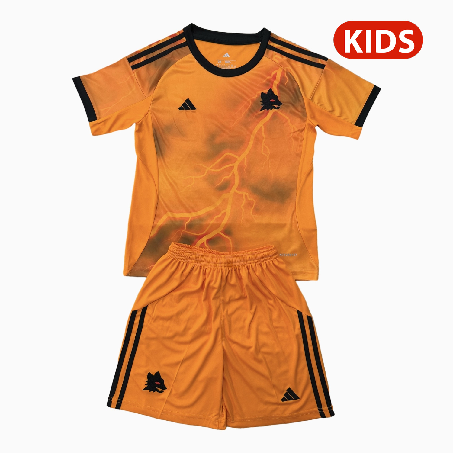 AlphaJersey-AS Roma 25-26 Away Kids Kit