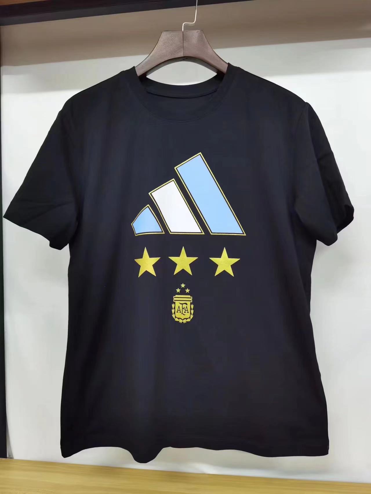 AlphaJersey-Three Star Argentina Champion Shirt 2022 World Cup