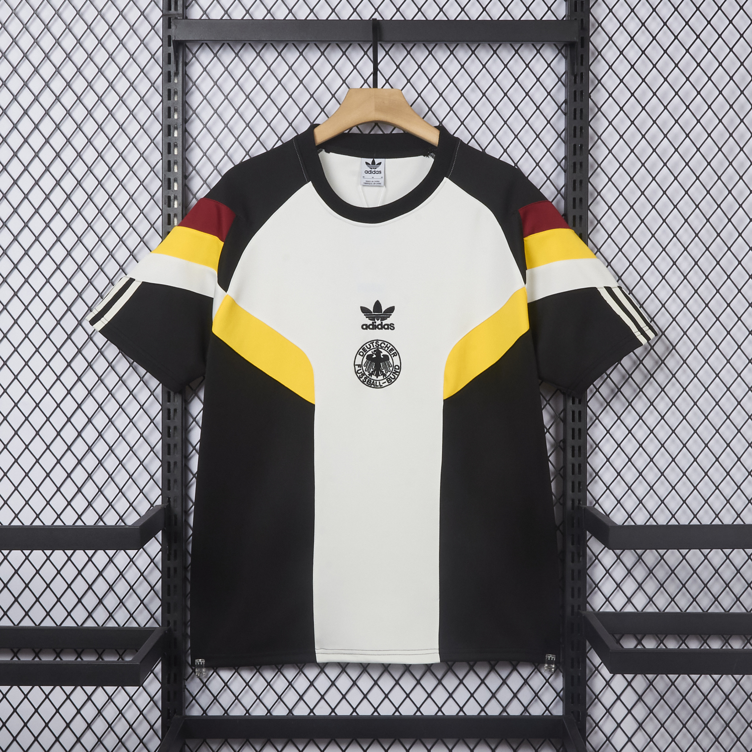 AlphaJersey-Germany 2026 Black And White Retro Style Special Jersey - Fans Version