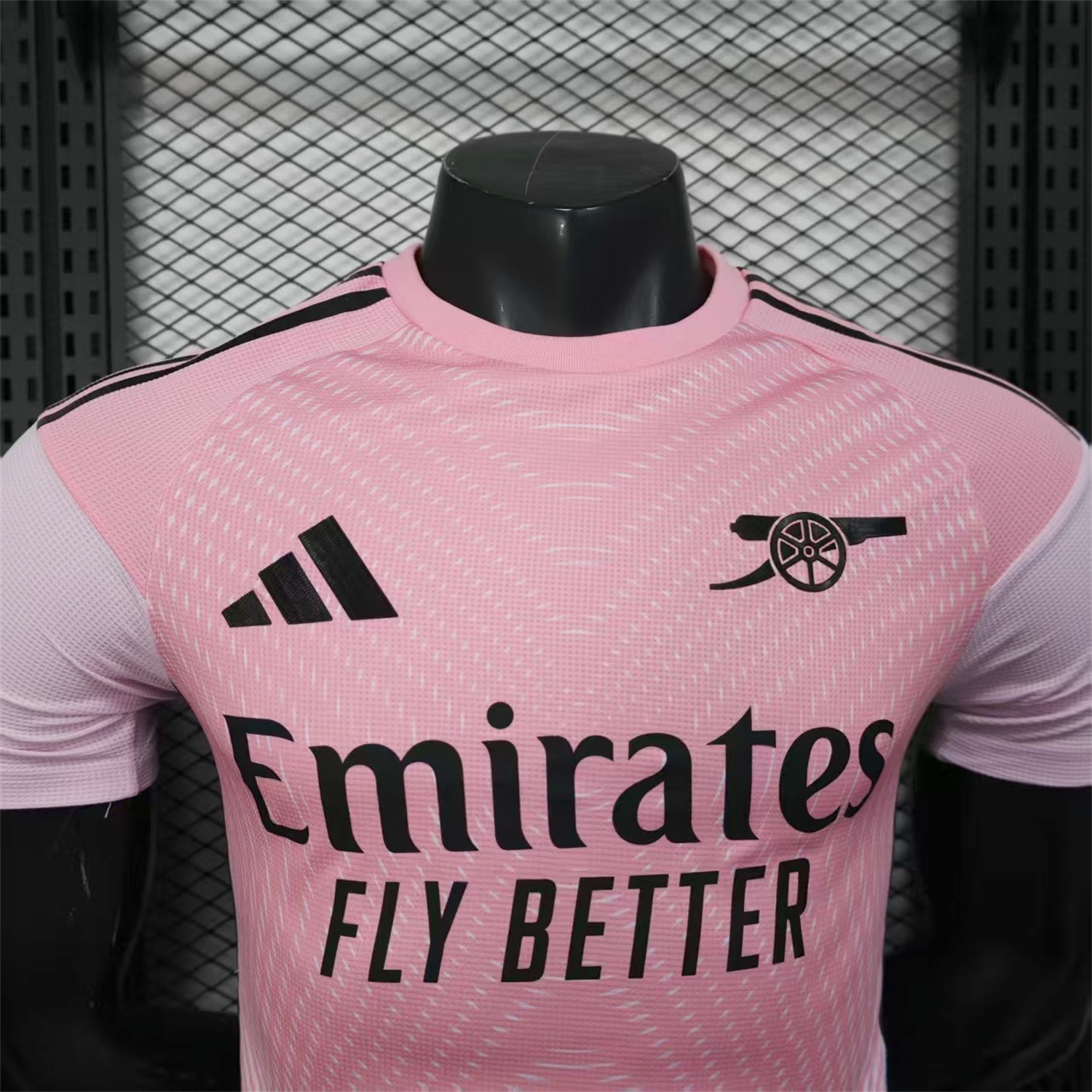 AlphaJersey-Arsenal 25-26 Pre-Match Training Pink Jersey - Player Version