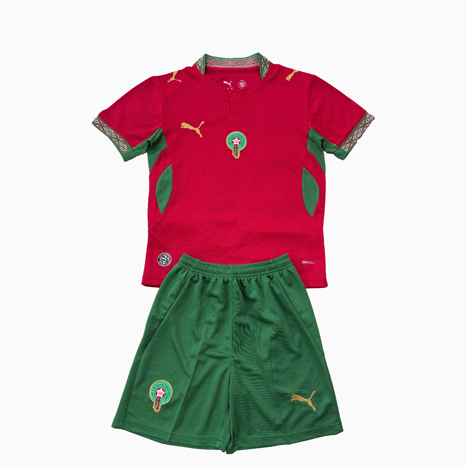 AlphaJersey-Morocco 2026 Home Kids Kit