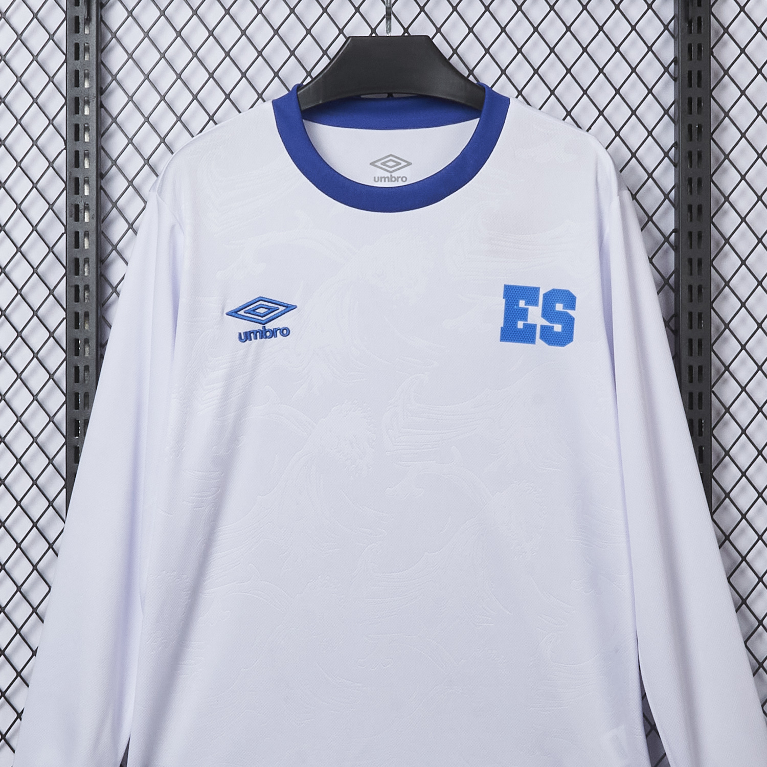 AlphaJersey-El Salvador 2025-26 Away Long Sleeve Jersey - Fans Version