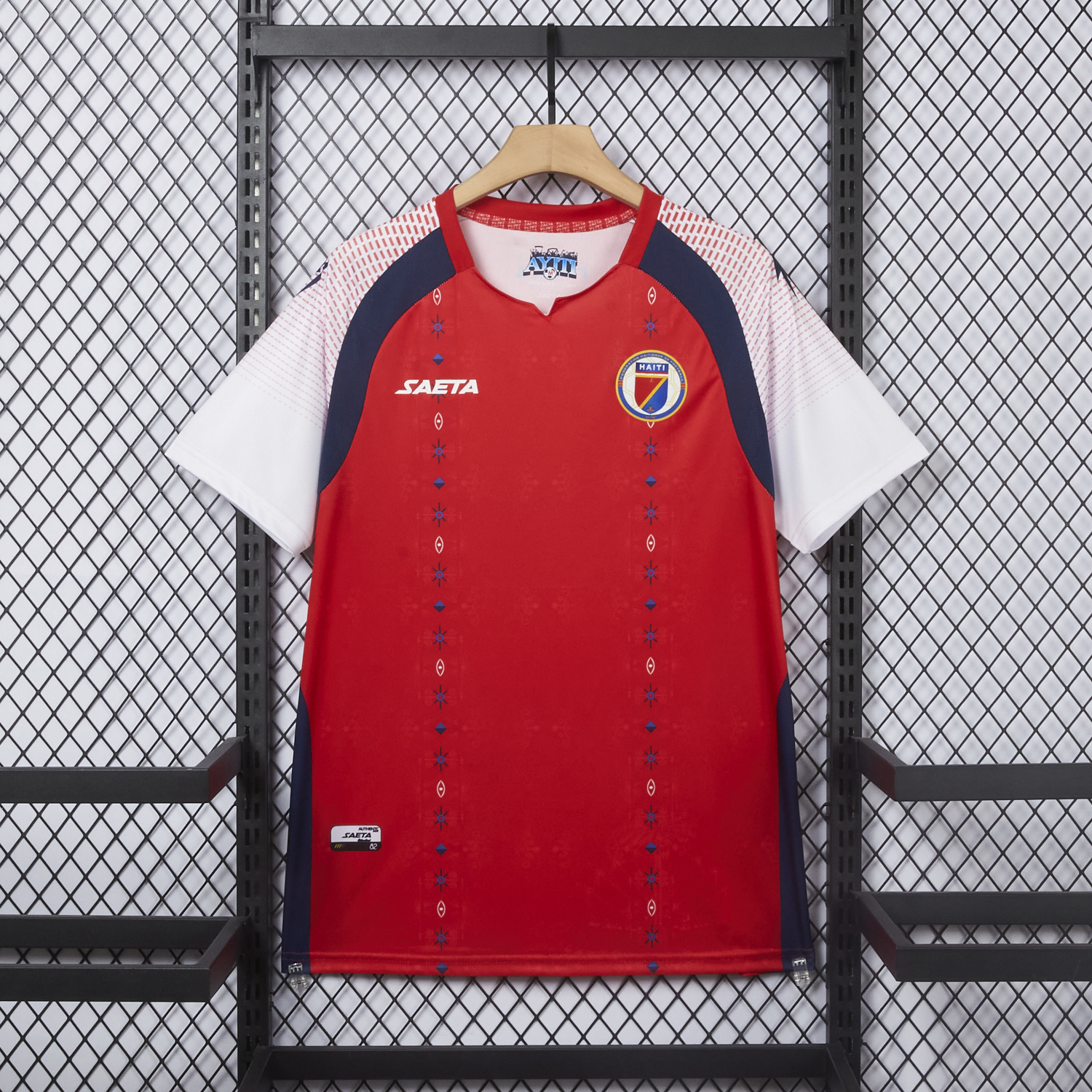 AlphaJersey-Haiti 25-26 Third Red Jersey - Fans Version