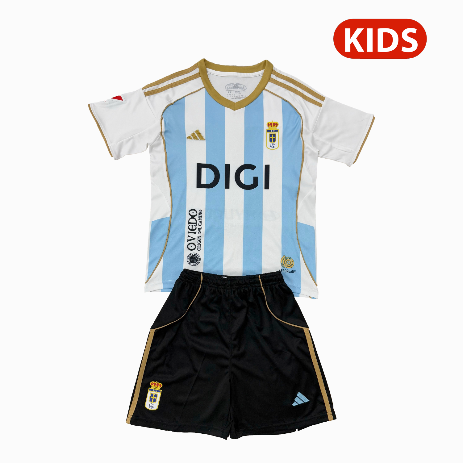 AlphaJersey-Real Oviedo 25-26 Third Kids Kit
