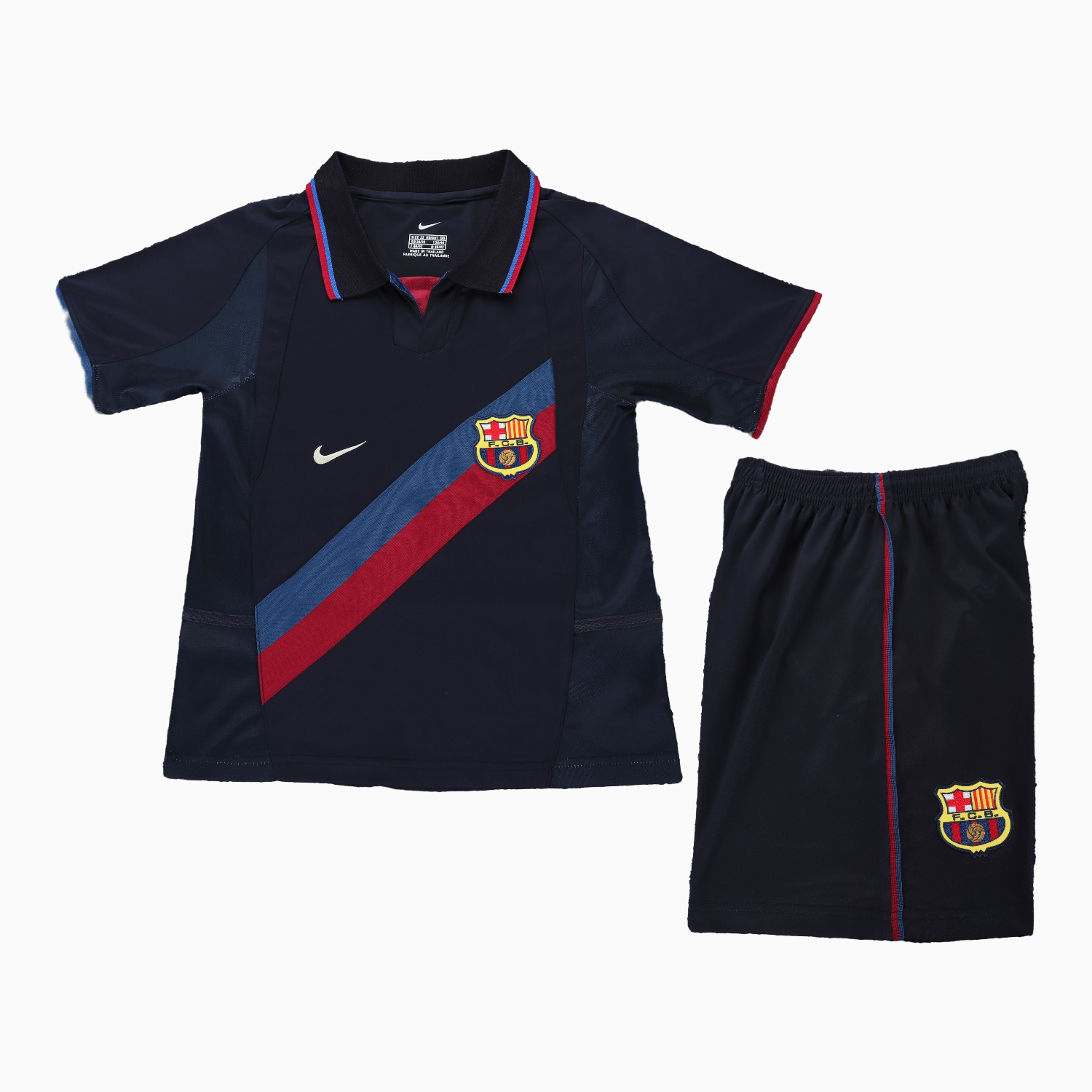AlphaJersey-Retro Barcelona 2002-03 Third Kids Kit