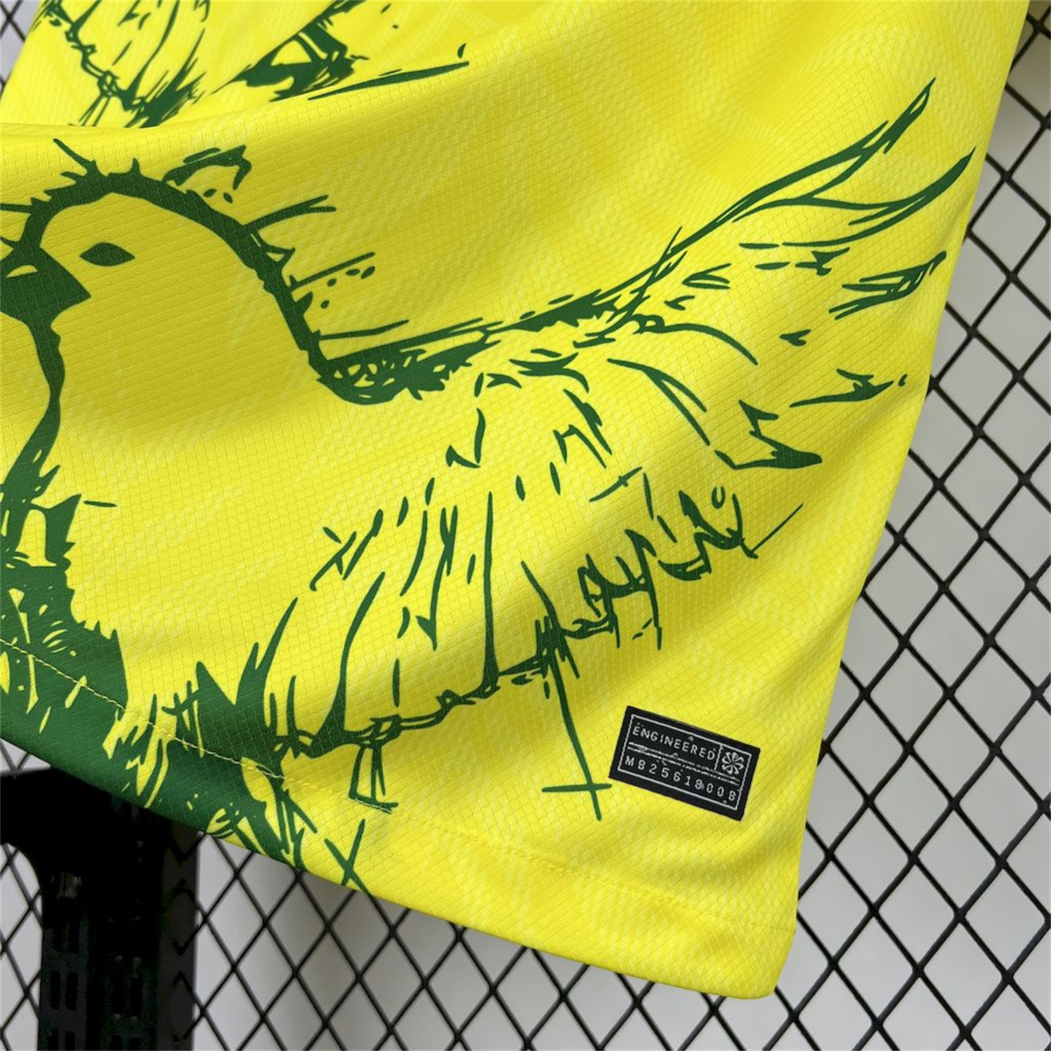 AlphaJersey-Brazil 25-26 Green Dove Yellow Jersey - Fans Version