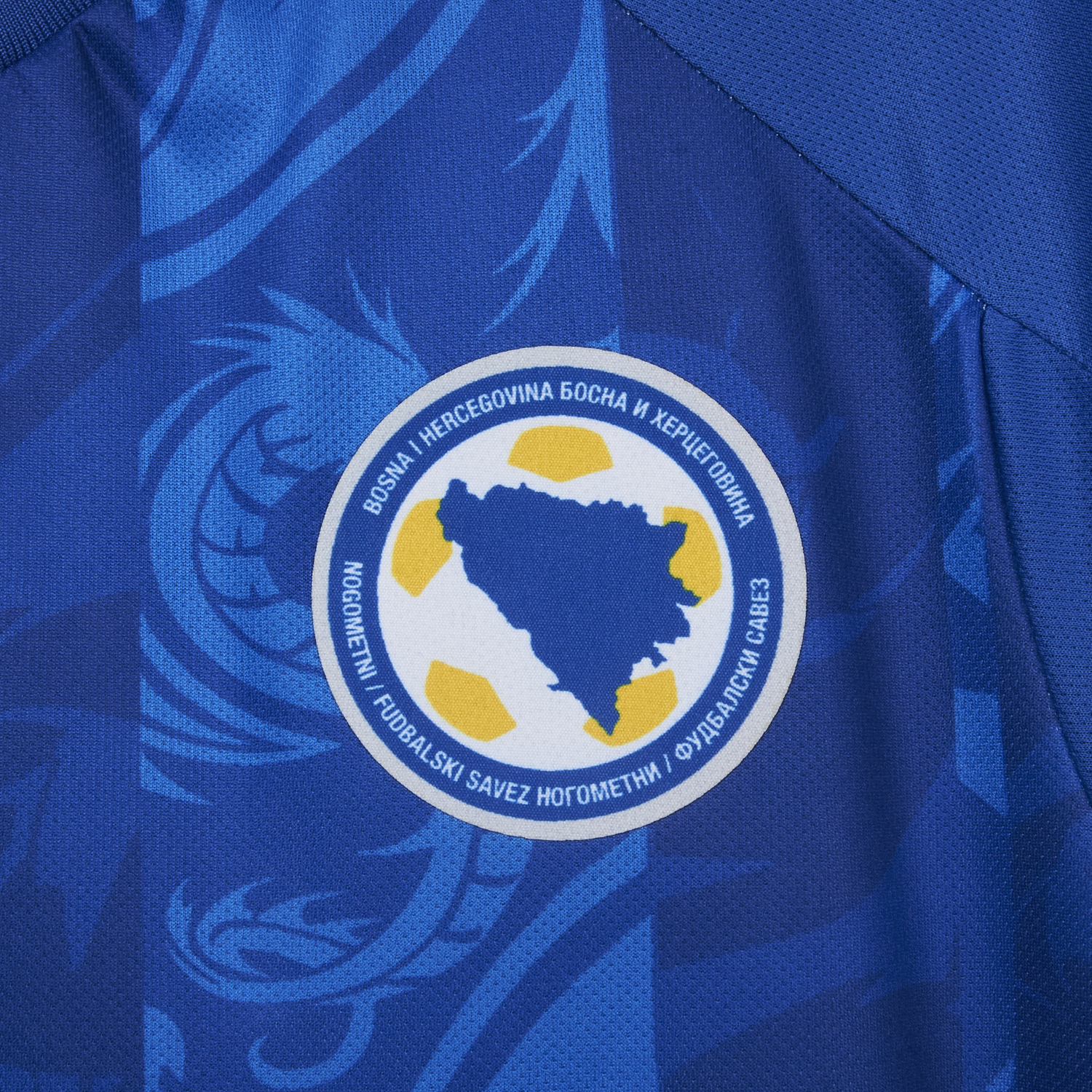 AlphaJersey-Bosnia and Herzegovina 2025 Home Jersey - Fans Version