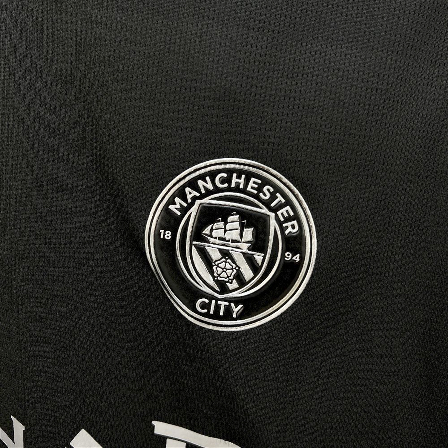 AlphaJersey-Manchester City 25-26 Away Long Sleeves Black Jersey - Fans Version