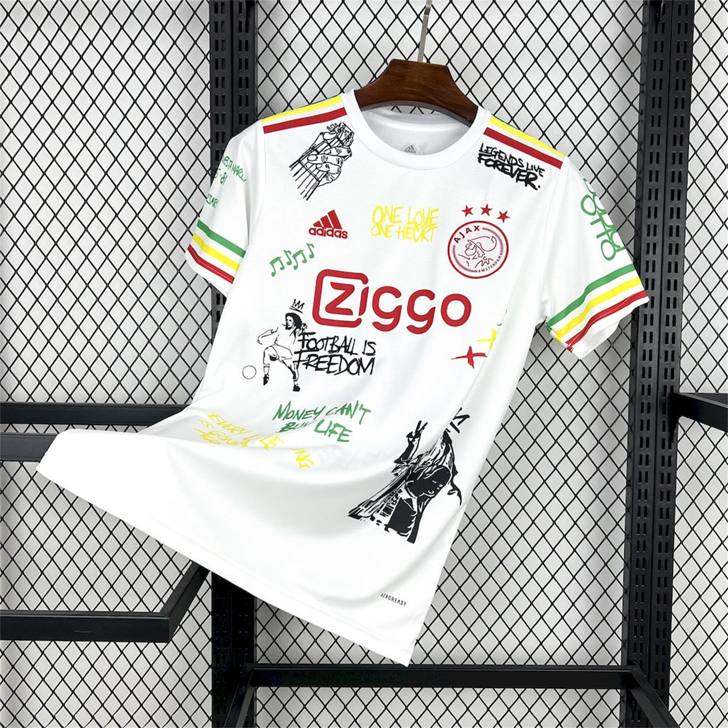 AlphaJersey-Ajax x B-O-B Marly 2025-26 40th Special Edition Jersey - Fans Version