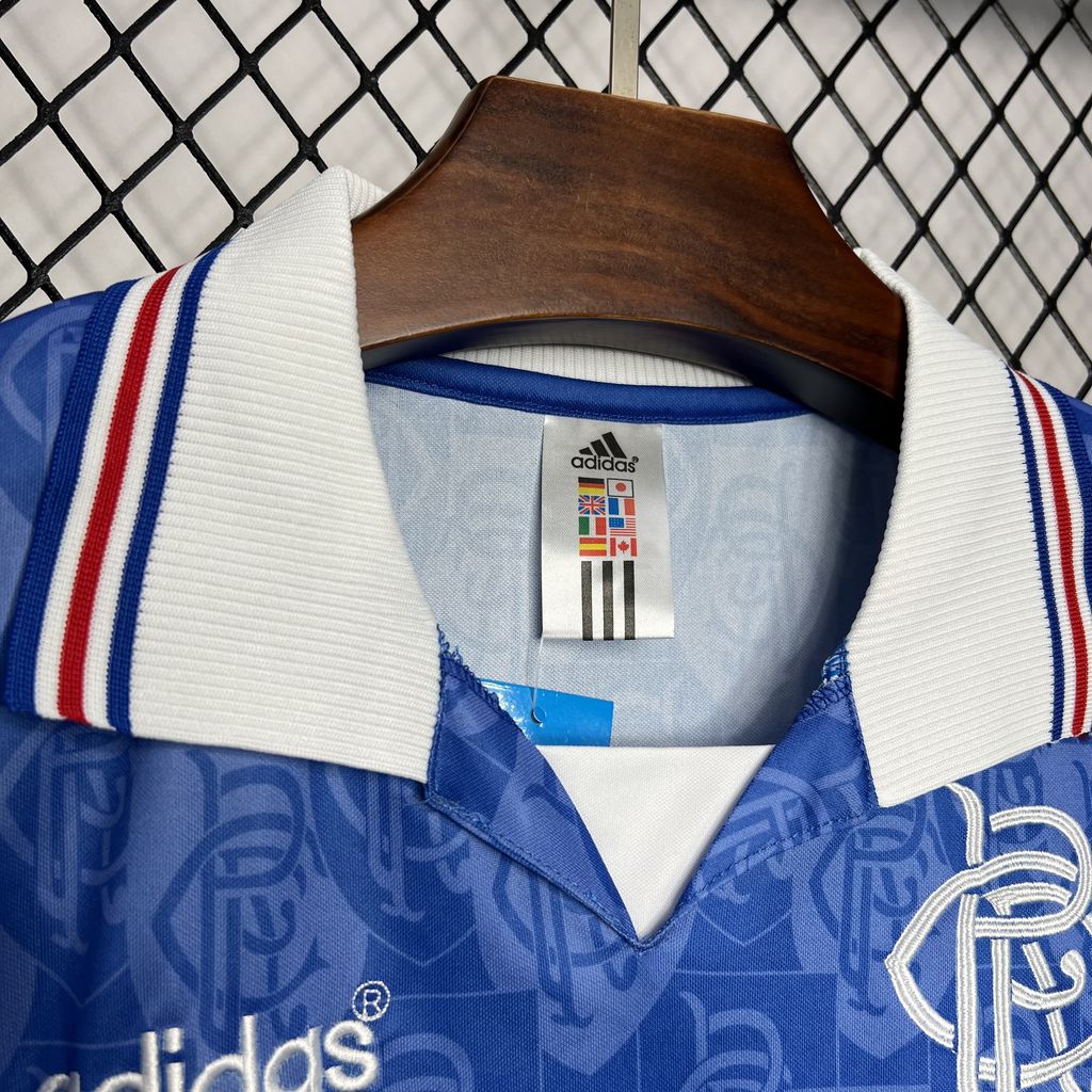 AlphaJersey-Retro Glasgow Rangers 1996-97 Home Stadium Jersey