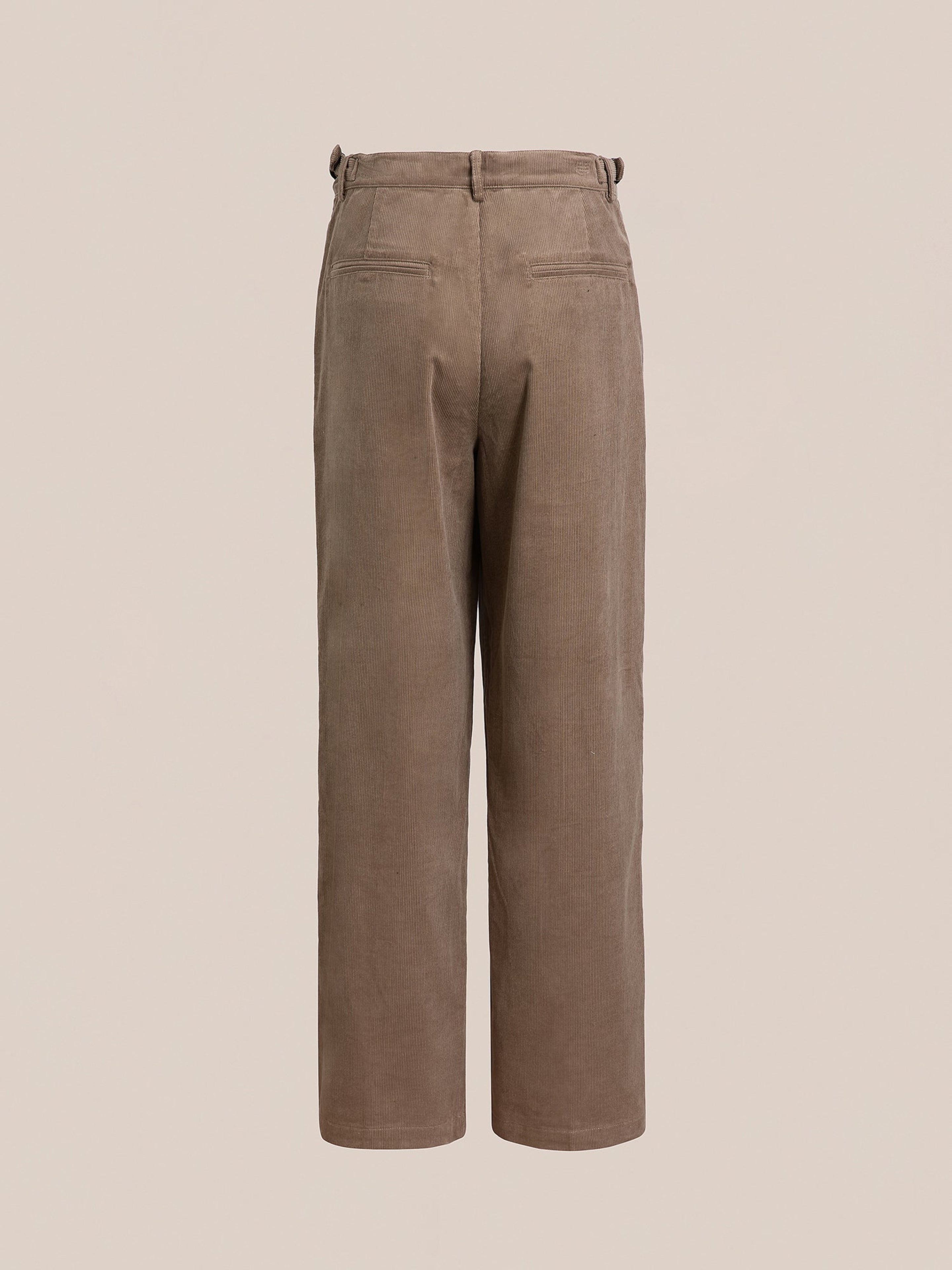 Corduroy Pleated Trousers | Modern Menswear by yycbvcnbmmnbm