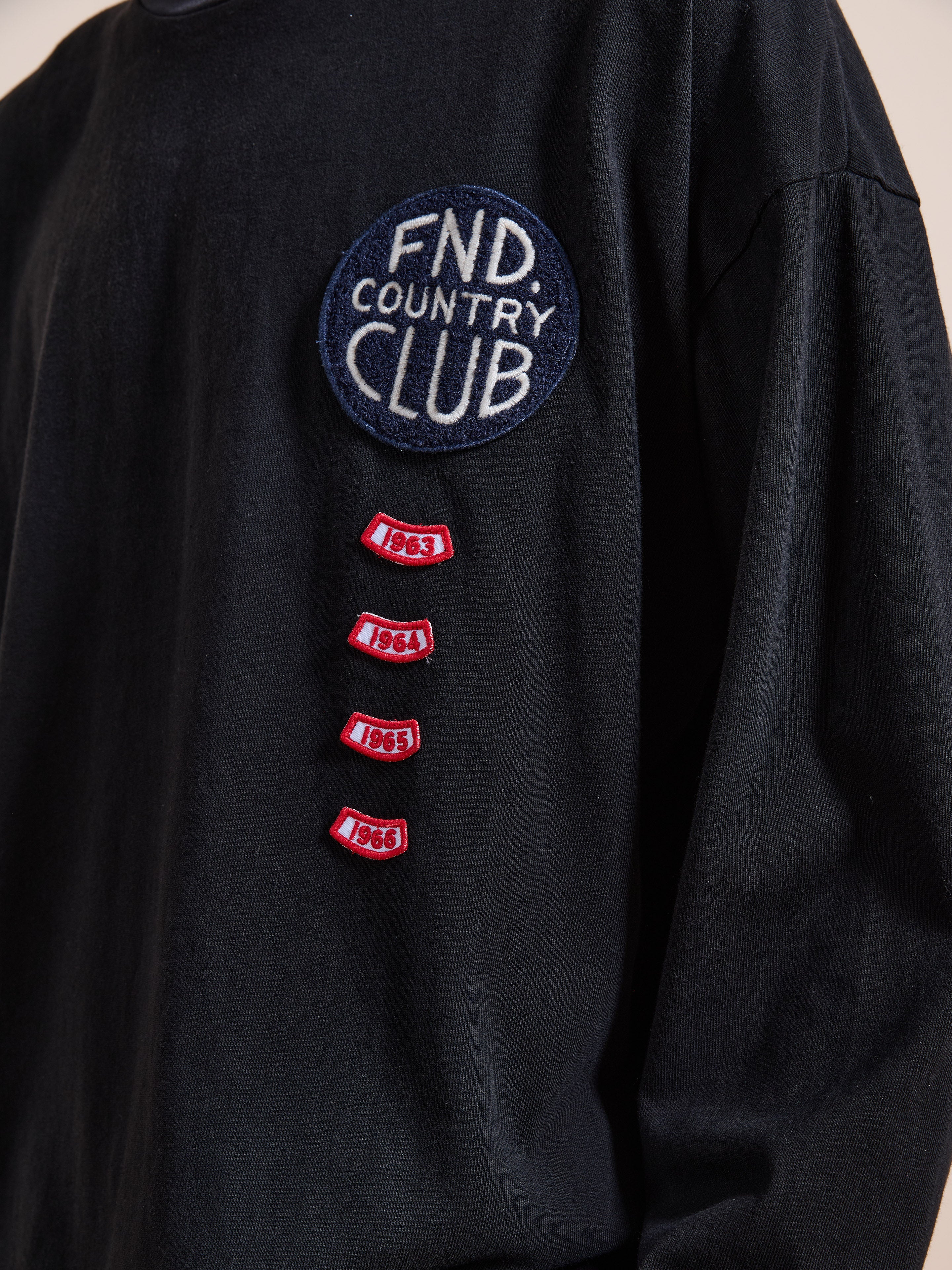 Embroidered Patches LS Tee | Modern Menswear by yycbvcnbmmnbm