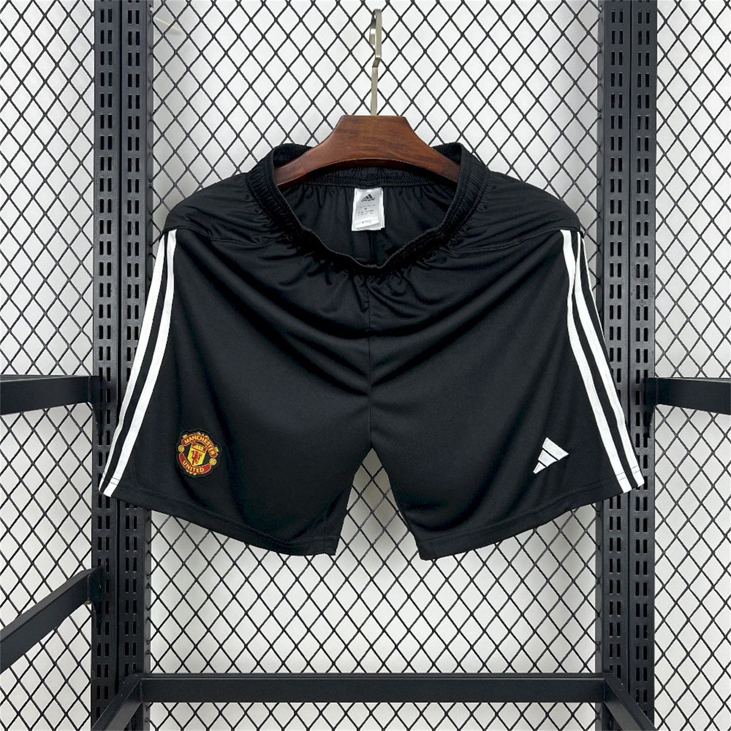AlphaJersey-Manchester United 25-26 Home Black Shorts - Fans Version