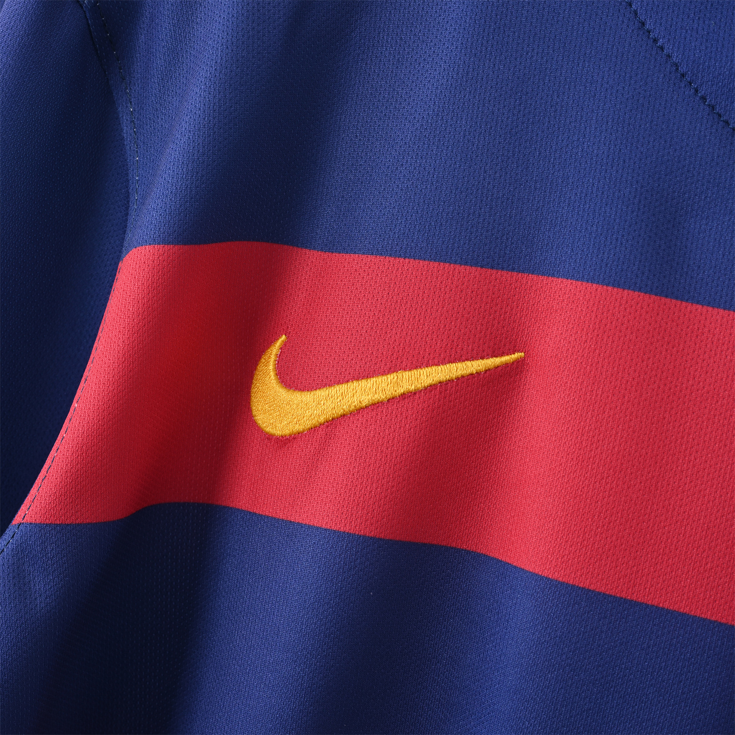 AlphaJersey-Retro Barcelona 15-16 Home Long Sleeves Jersey