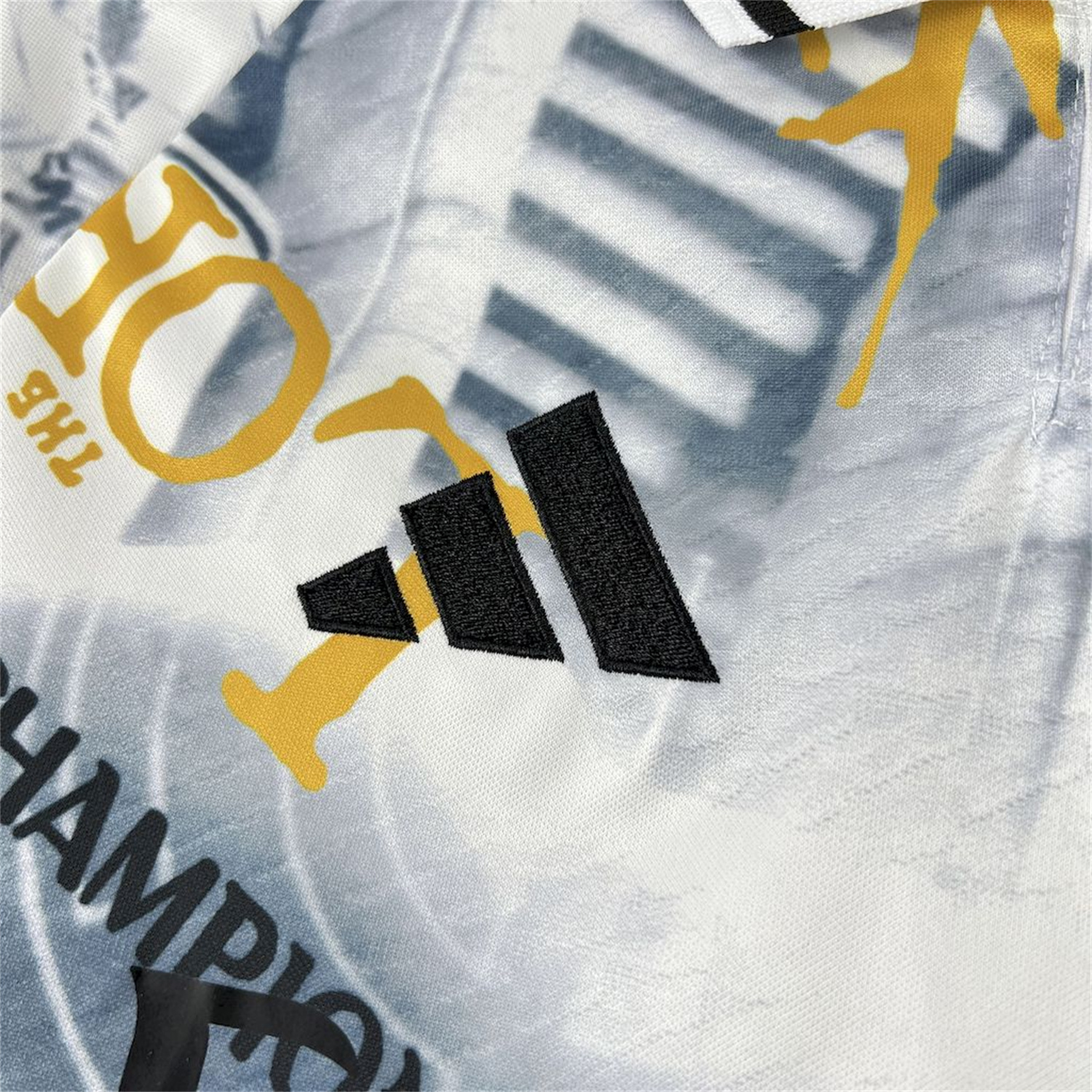 AlphaJersey-Real Madrid 25-26 Capture Of Camp Nou POLO White Special Jersey - Fans Version